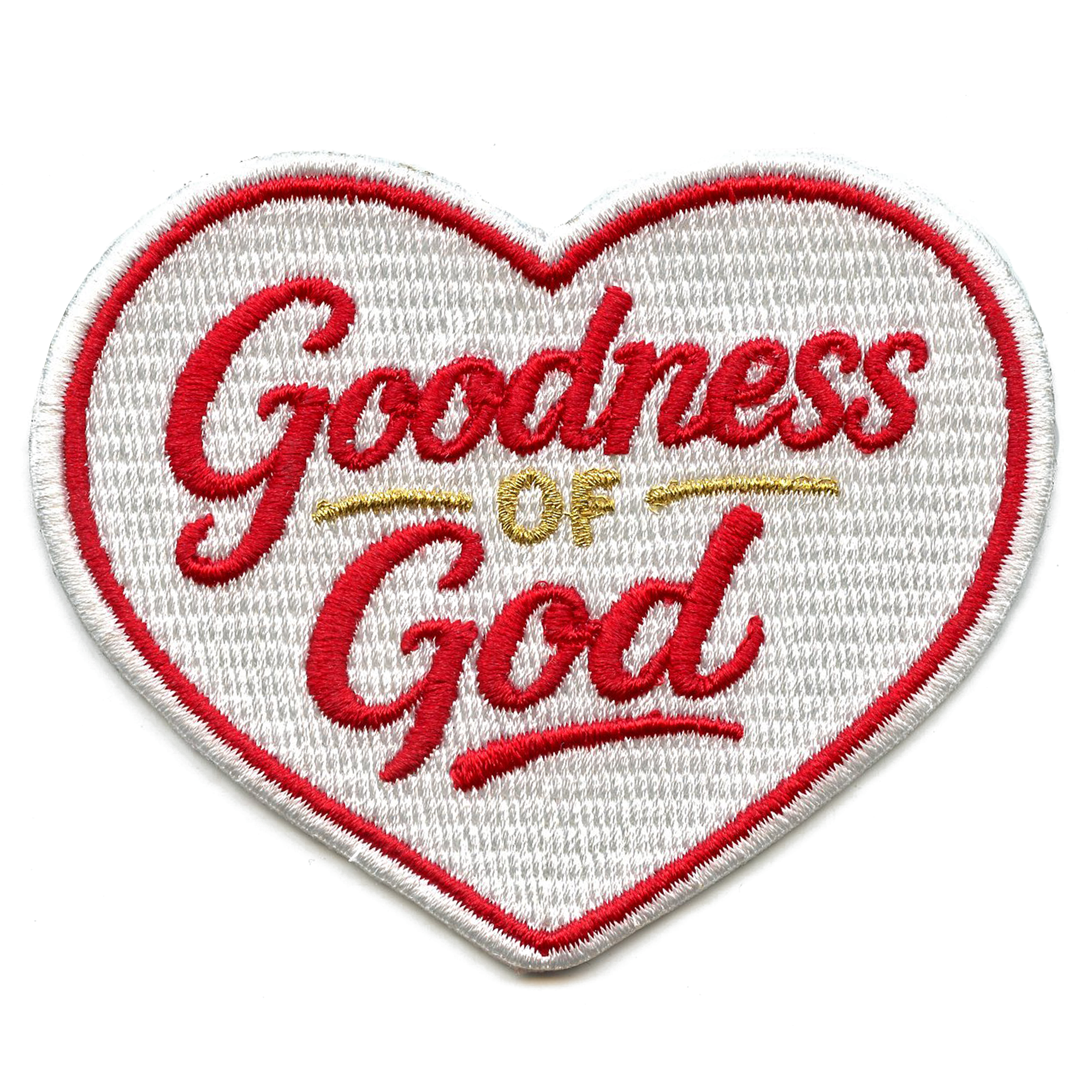 Goodness Of God Patch Religious Gospel Music Embroidered Iron On