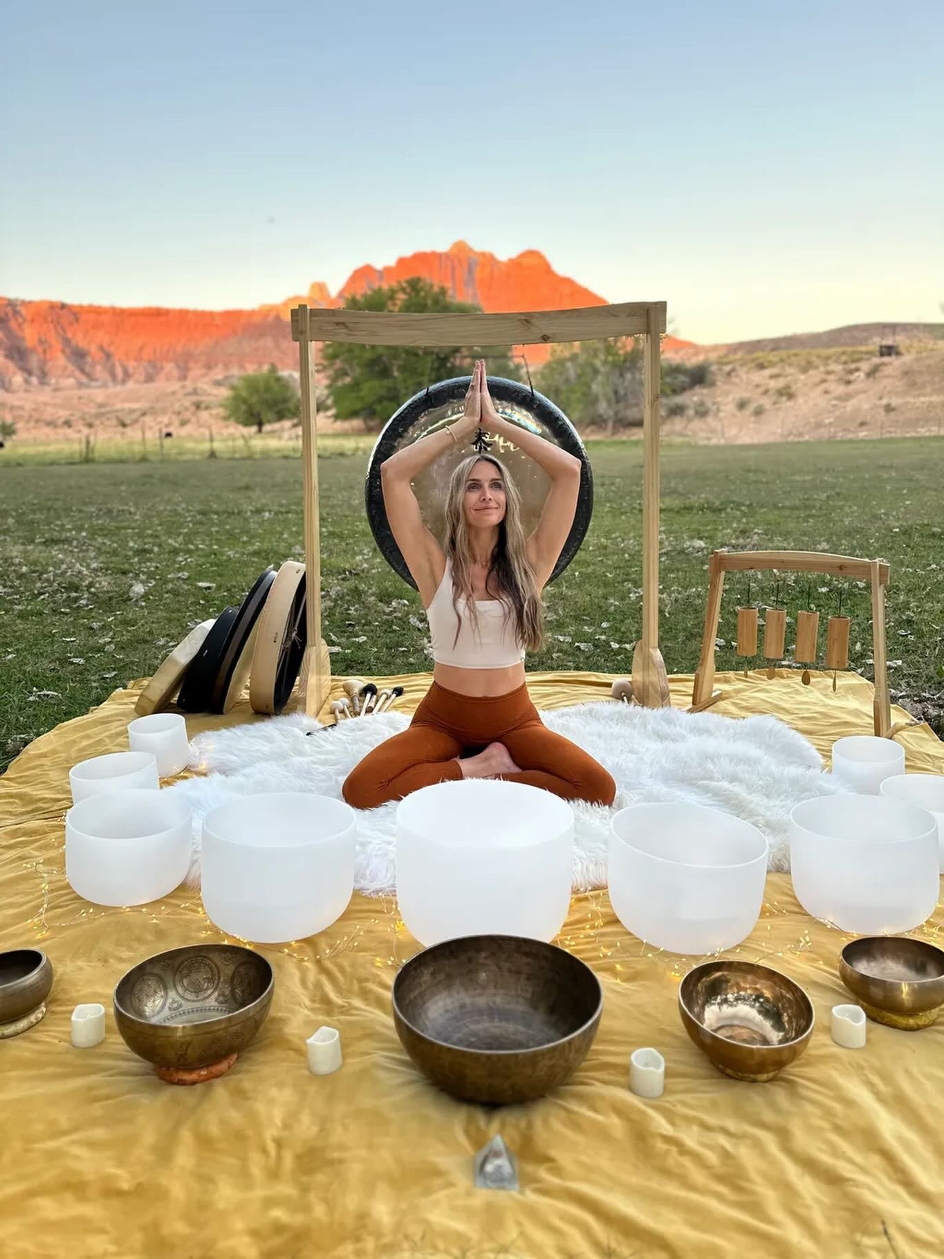 Your mind can talk itself out of relaxing. Your nervous system can&rsquo;t.

Sound and vibration bypass all of that. The bowls, the gongs, the frequencies, they speak directly to your body in a way that words just don&rsquo;t. 

Experience it for you