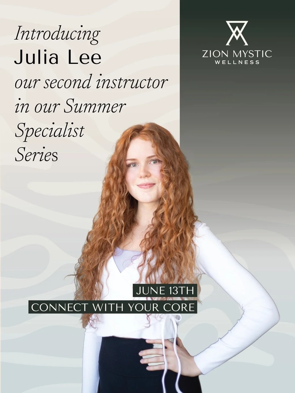 Introducing our next Visiting Specialist Julia Lee!

Julia found Pilates while recovering from injuries that wouldn&rsquo;t go away. What started as physical rehab turned into emotional and mental healing, too. That&rsquo;s what brought her to teachi