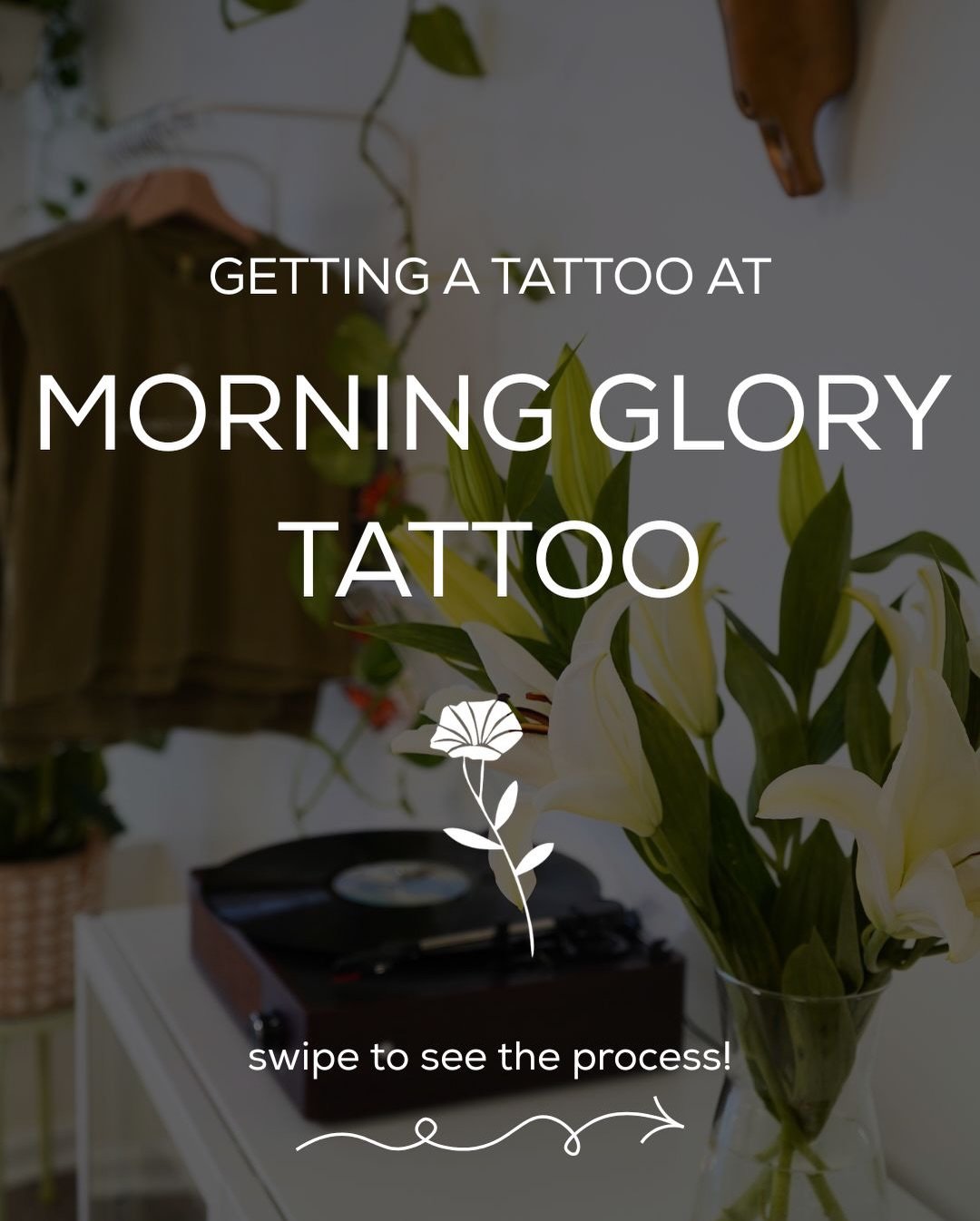 There&rsquo;s something special about watching a design come to life 🌿

Swipe to see a little behind-the-scenes of our tattoo process &mdash; from stencil to final reveal ✨

And the reveal? Always our favorite part 💚

#MorningGloryTattoo #FloralTat