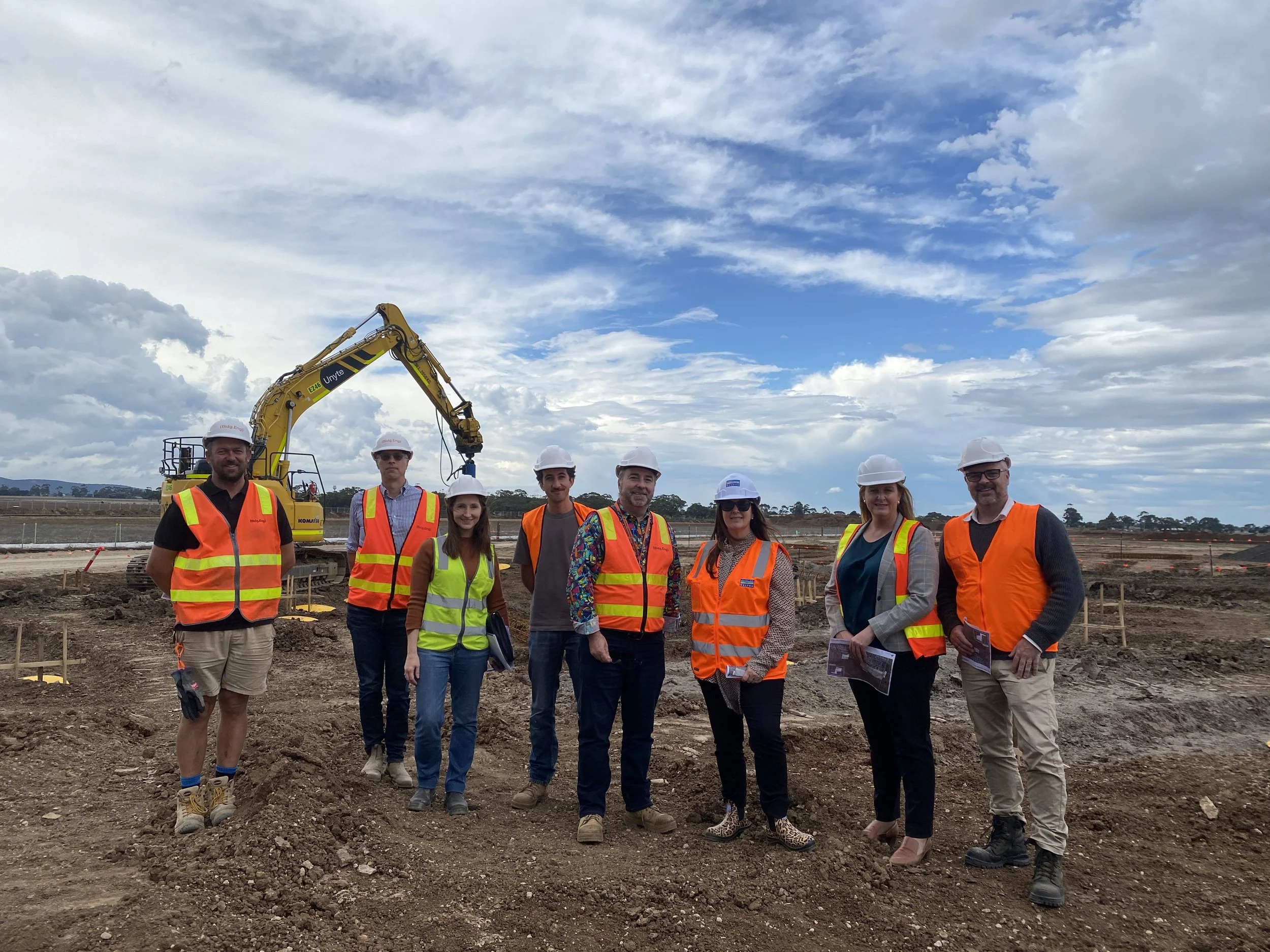 Milestone site visit with Melton City Council