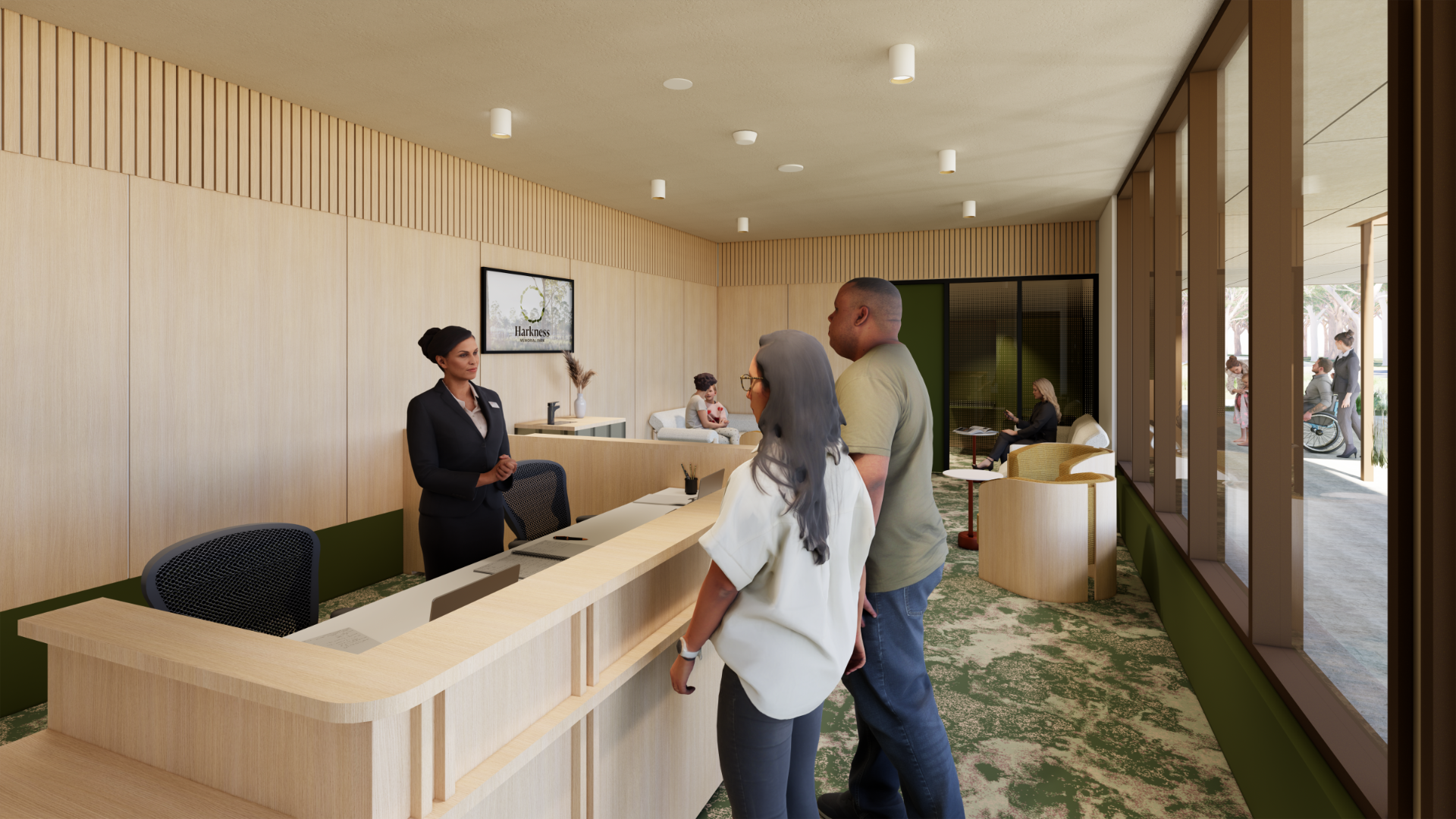 Reception area