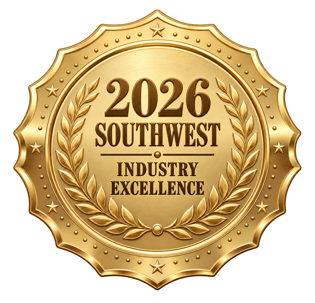 2026 Southwest Industry Excellence award medallion