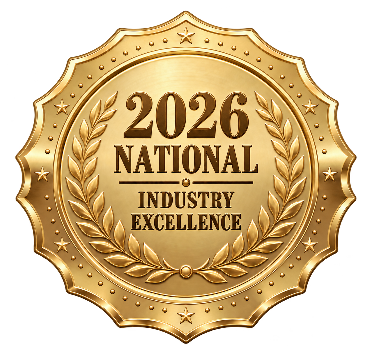 2026 National Industry Excellence award medallion