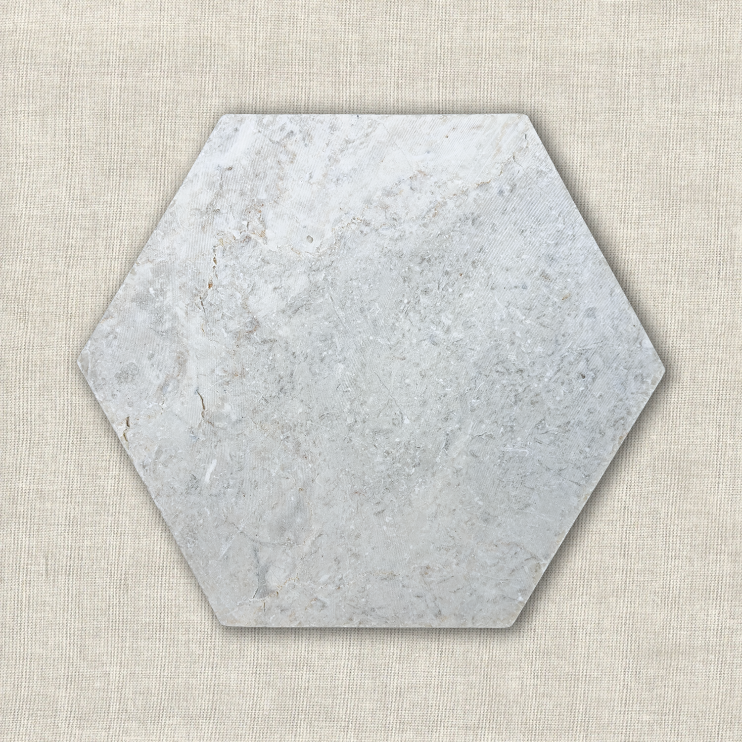 HEXA - Ivory | 6” x 6” | Marble Tile