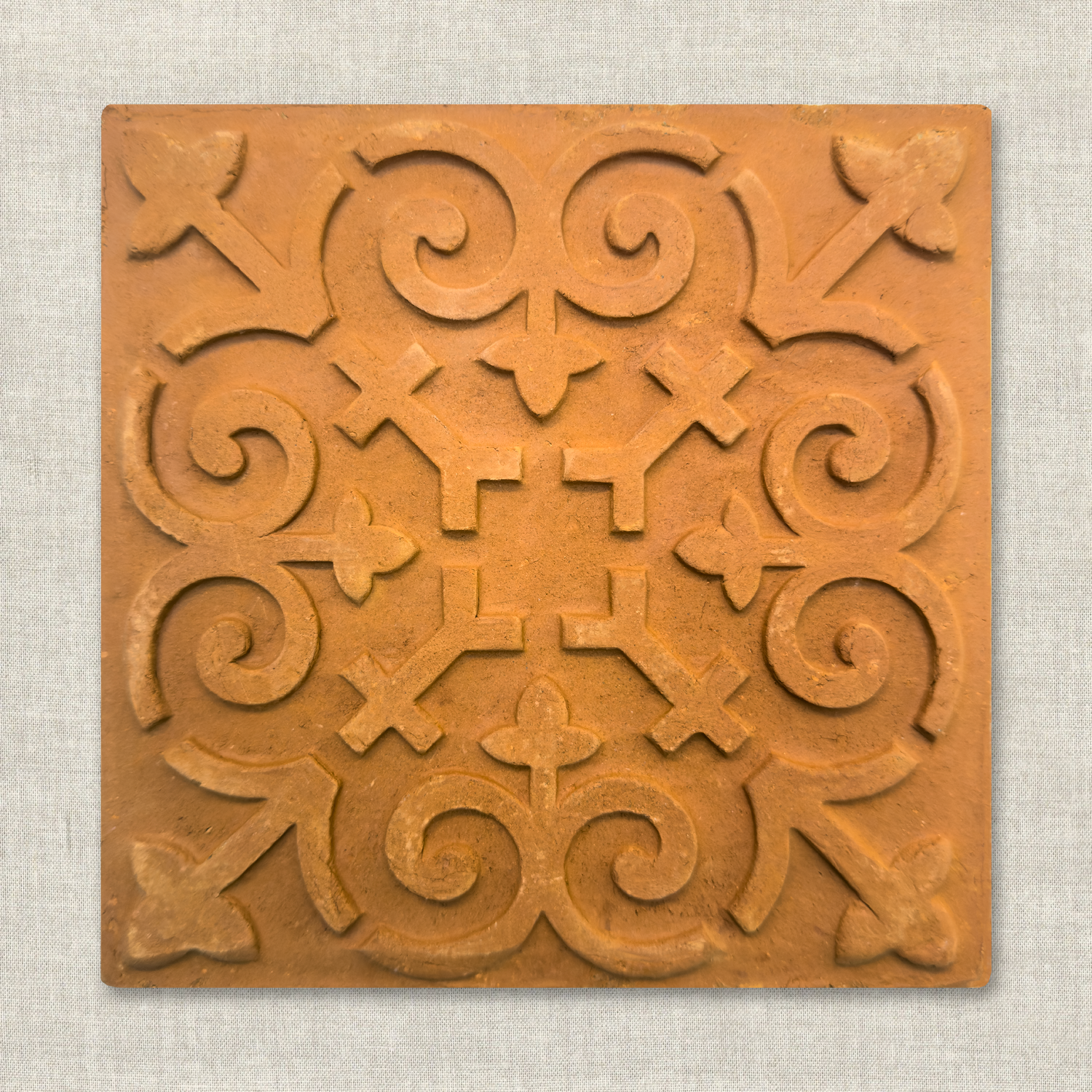 Aura | 8" x 8" | Terracotta Tile