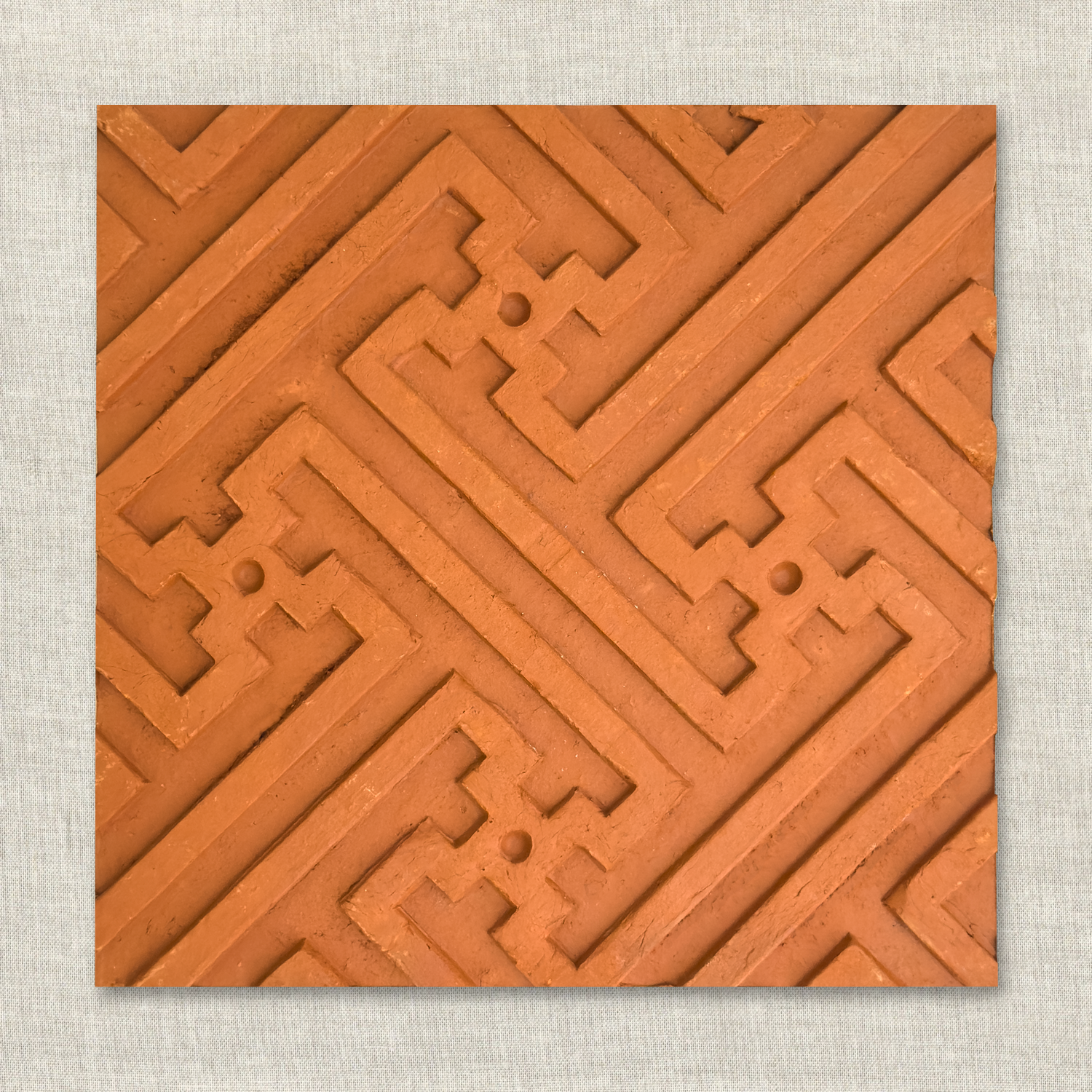 Soul Path | 8" x 8" | Terracotta Tile