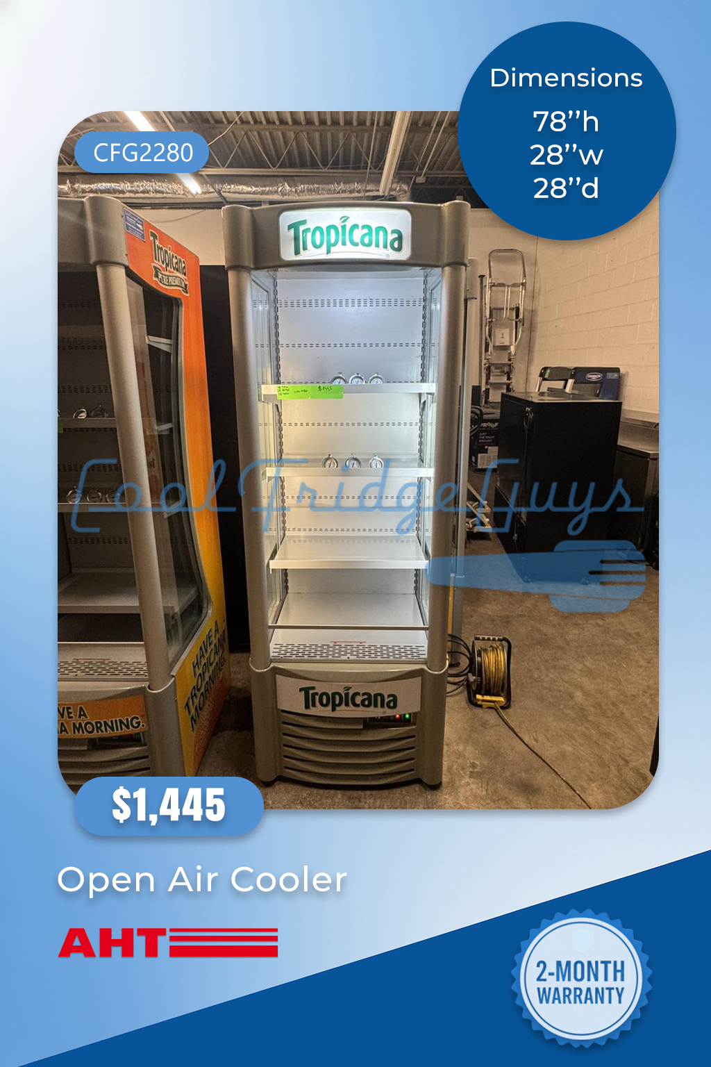 AHT ATC-27 Open Air Cooler