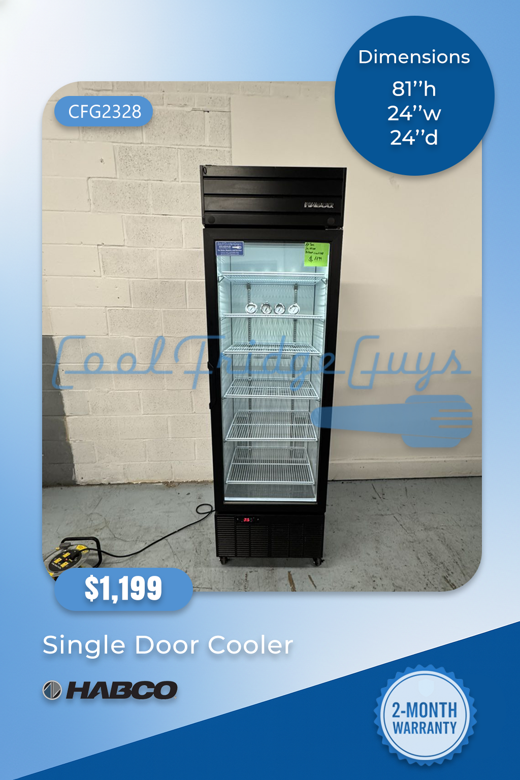 Habco Single Door Cooler