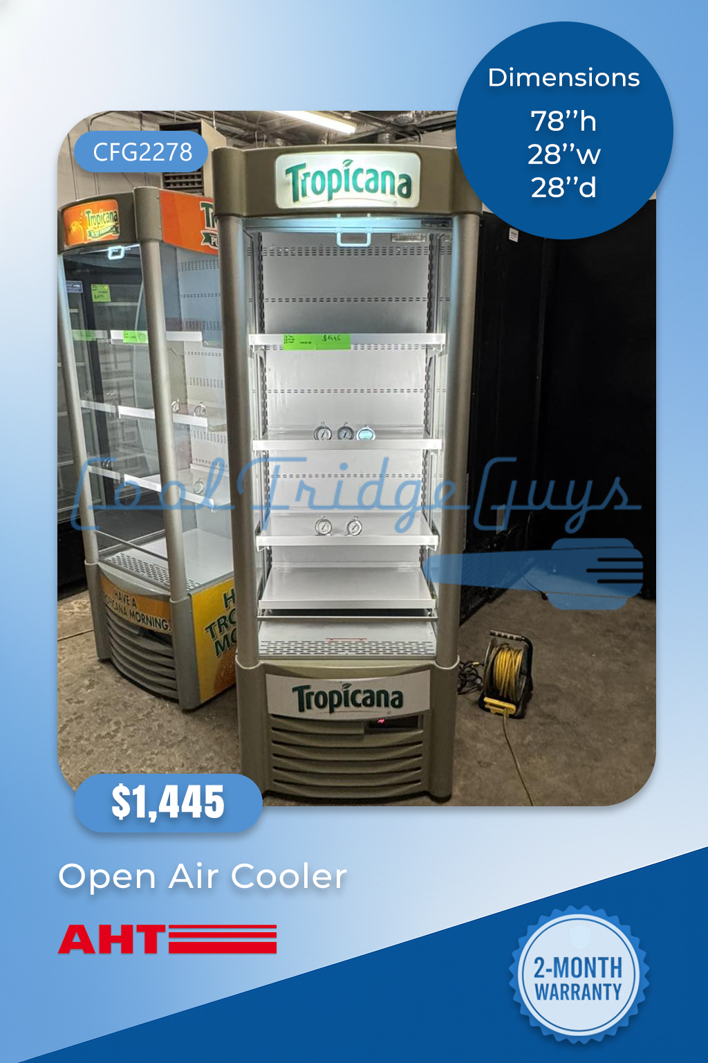 AHT ATC-27 Open Air Cooler