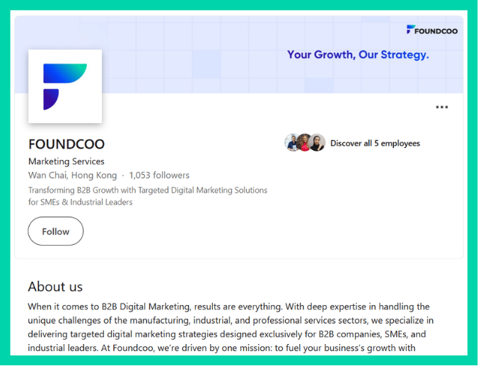 linkedin presence