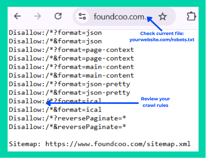 robots.txt file