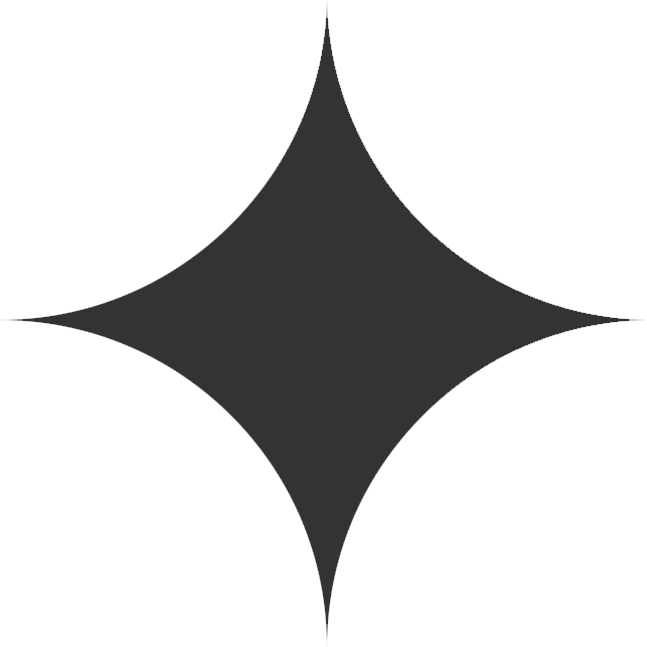 Black background with a large gray star-shaped figure in the center.