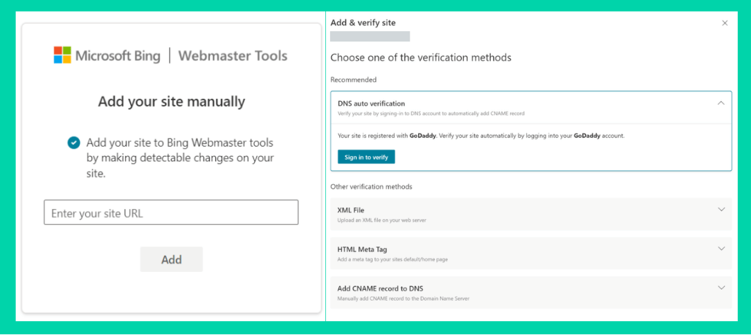 bing webmaster tools