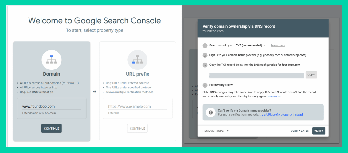 google search console