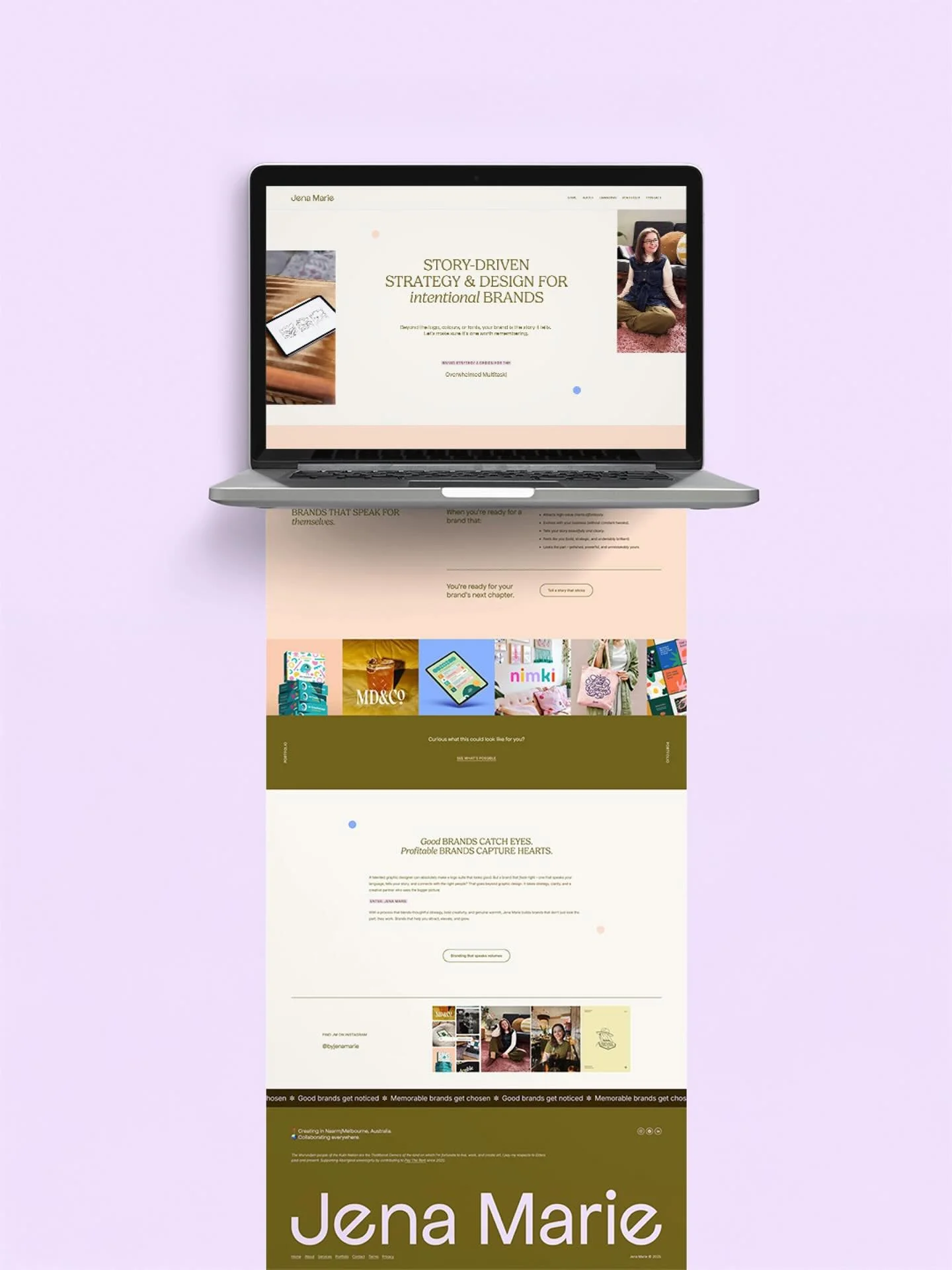 ✨ A rebrand deserves a fresh new website!

This has been an absolute labour of love, but it&rsquo;s here and I&rsquo;m stoked. Big thanks to the @squarestylist course for helping me level up my Squarespace skills.

👉🏻 www.byjenamarie.com