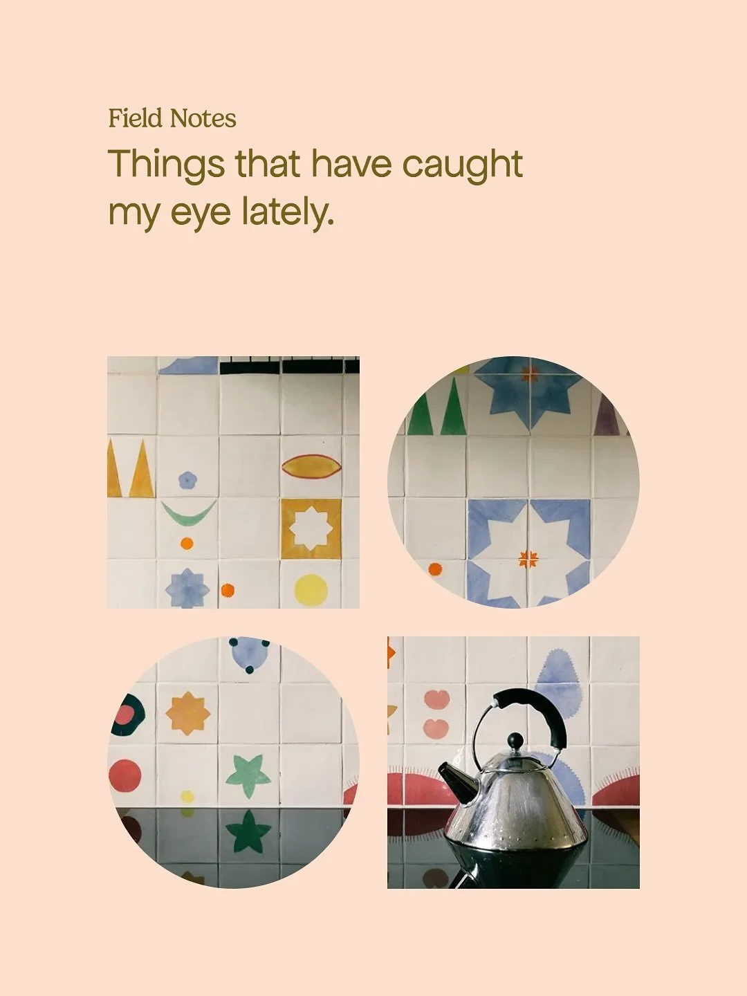 A collection of things that have caught my eye lately.