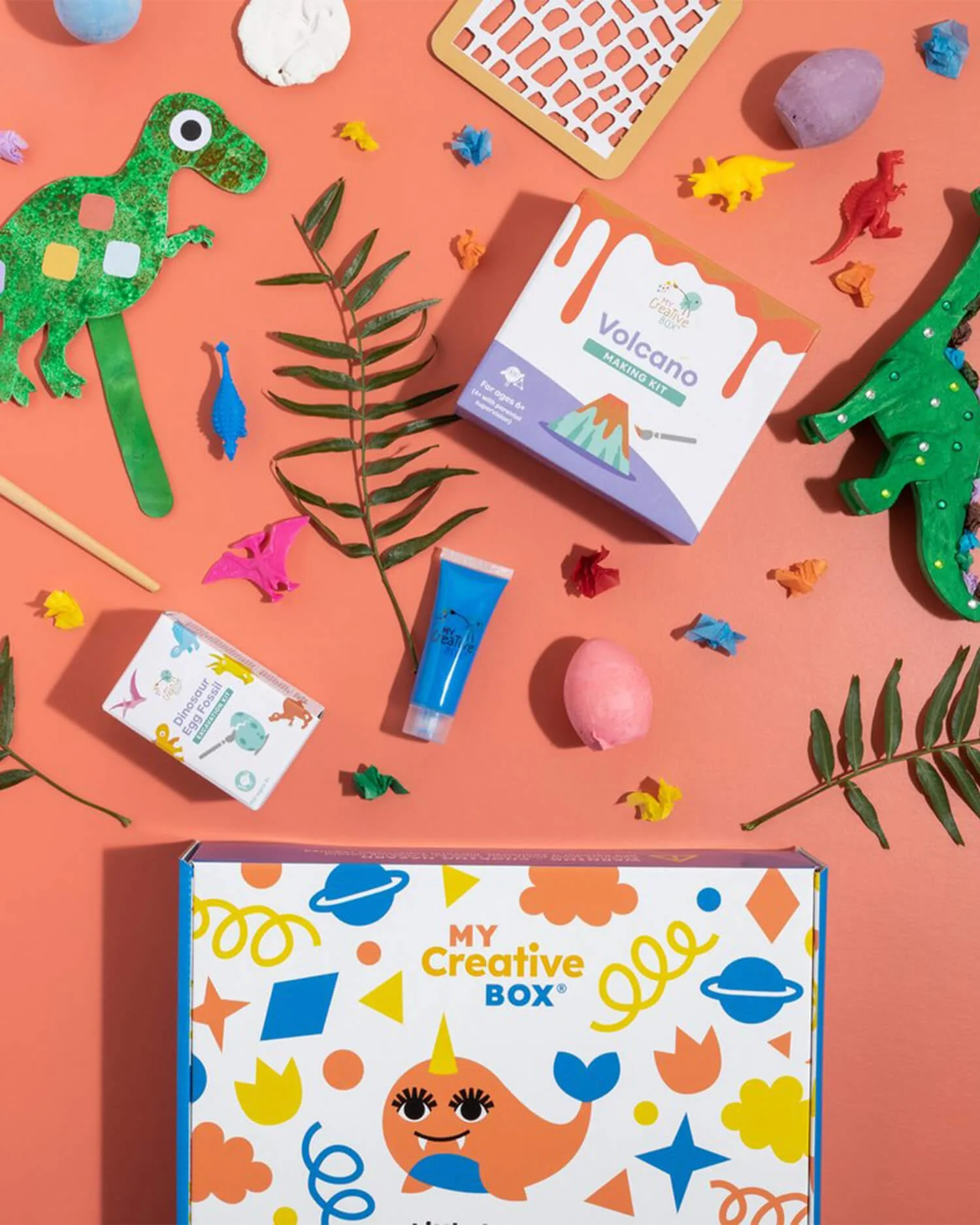 Children's activity box packaging photography