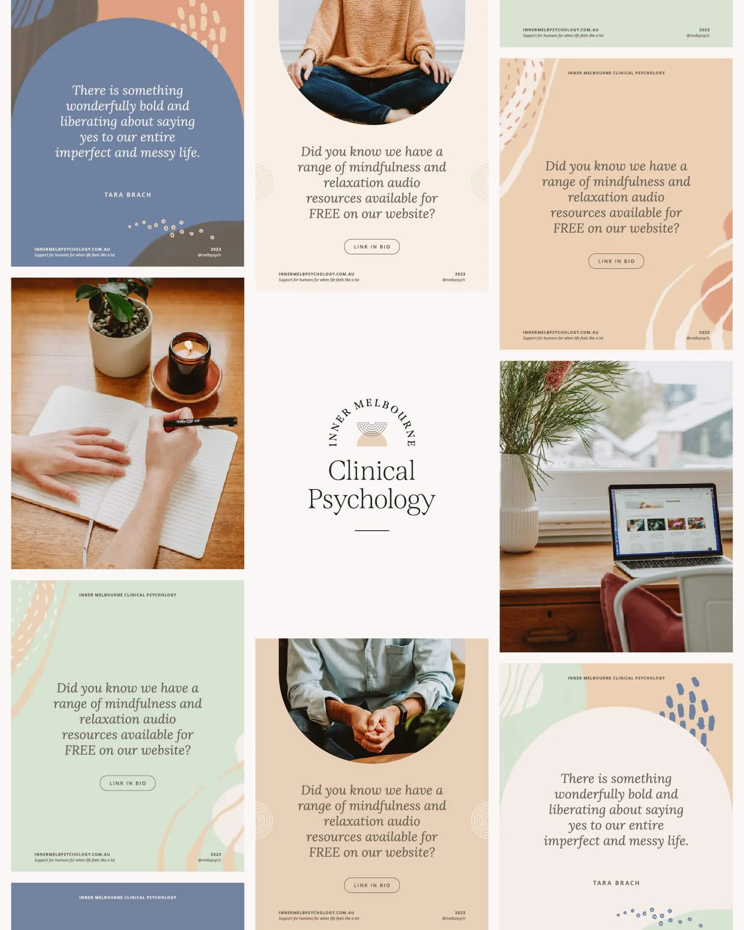 Clinical Psychology Social Media Templates
