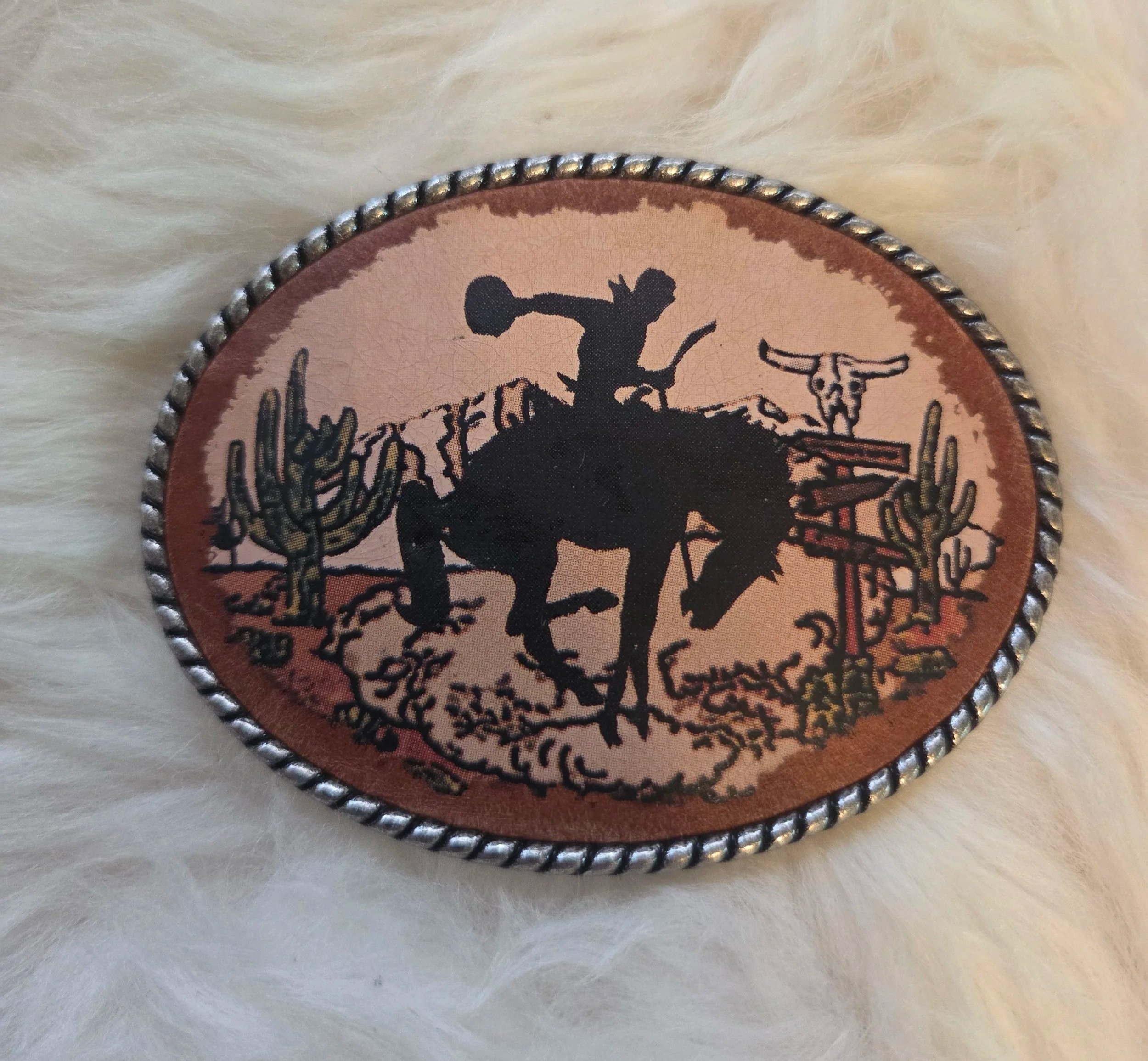 Belt Buckle : Bucking Bronco