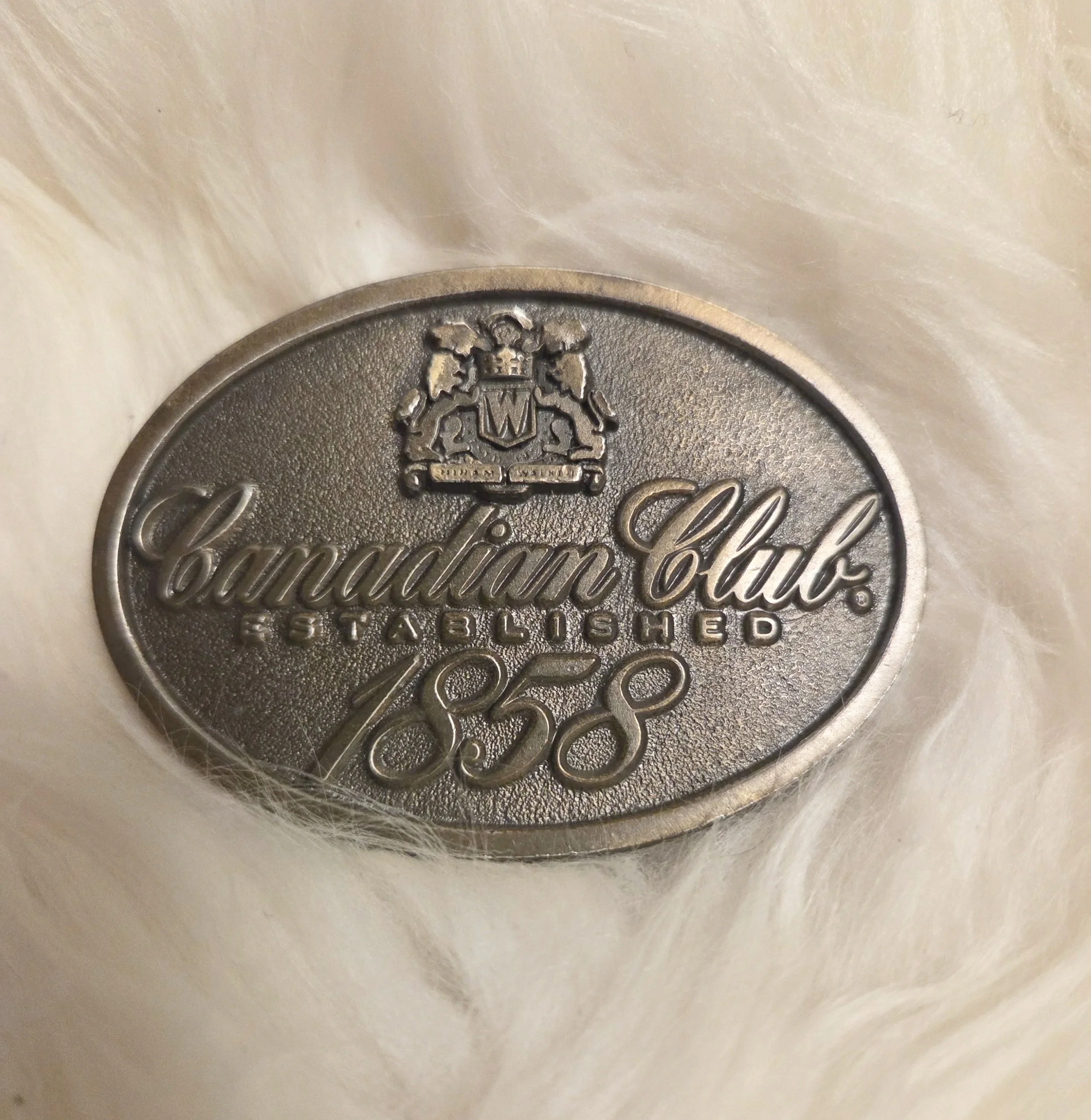 Belt Buckle : Canadian Club