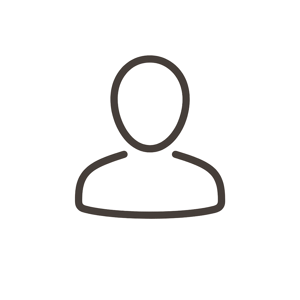 Placeholder image of a generic user profile icon, representing a person.