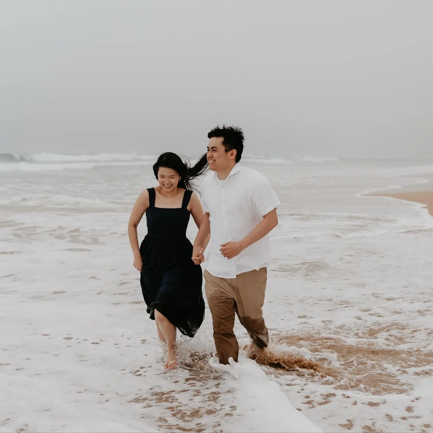 Just two lovers, the ocean and a whole lot of joy π€β¨