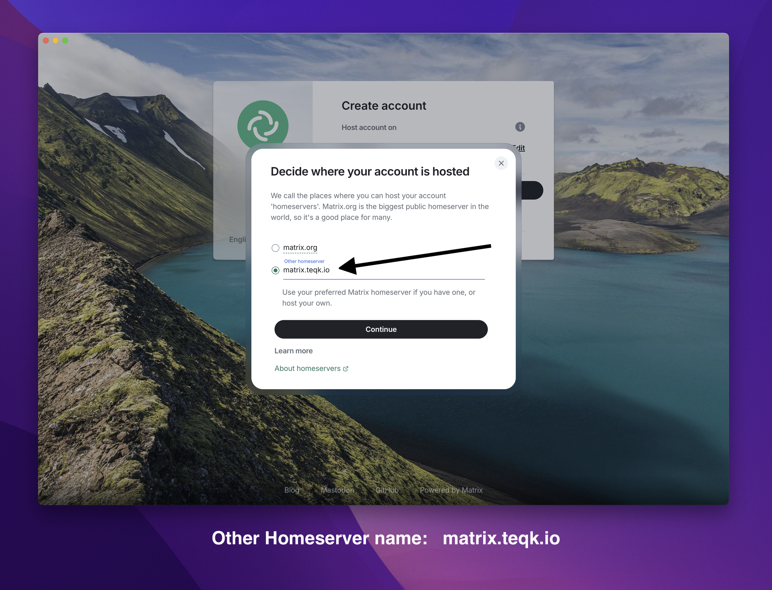 4. Input Homeserver.png