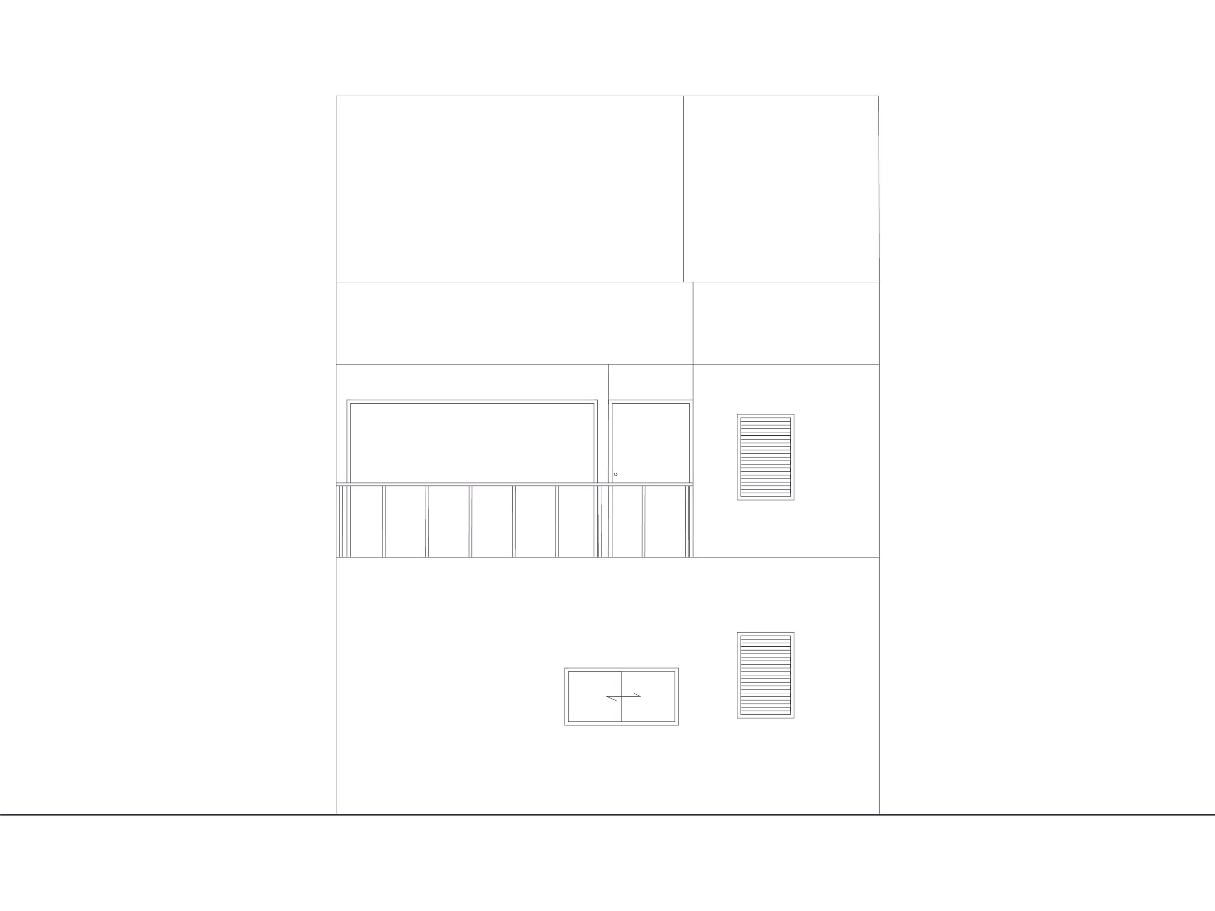 1/60 WEST ELEVATION