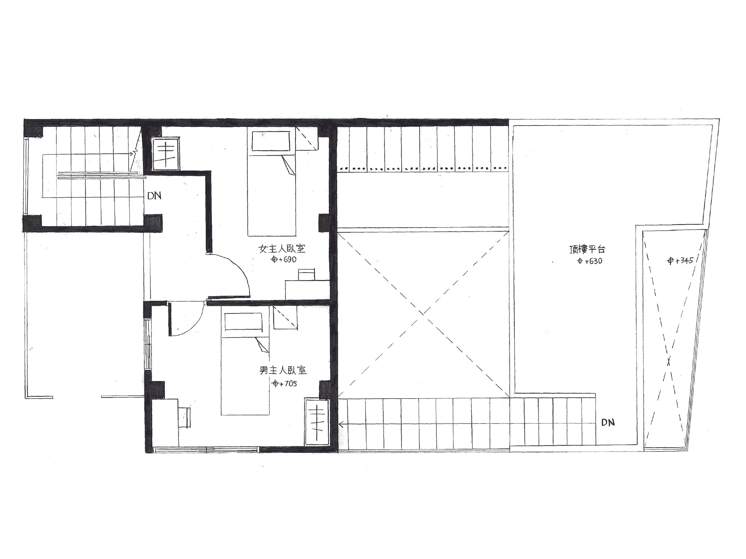 1/60 3F PLAN (HAND-DRAWING)
