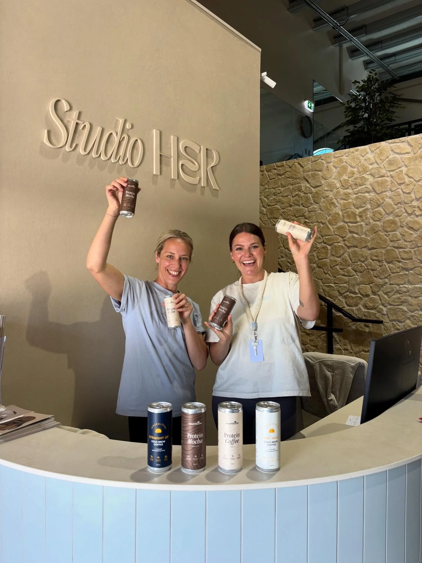 ✨ NEW STOCK ALERT ✨

The girls are vibing with our latest obsession&mdash;&lsquo;Inner Bloom&rsquo; iced coffees 🧋🤎 @drinkinnerbloom 

With 4 delicious flavours to choose from:
☕ Mocha Protein
☕ Coffee Protein
☕ Straight-Up Coffee
☕ Oat Milk Coffee