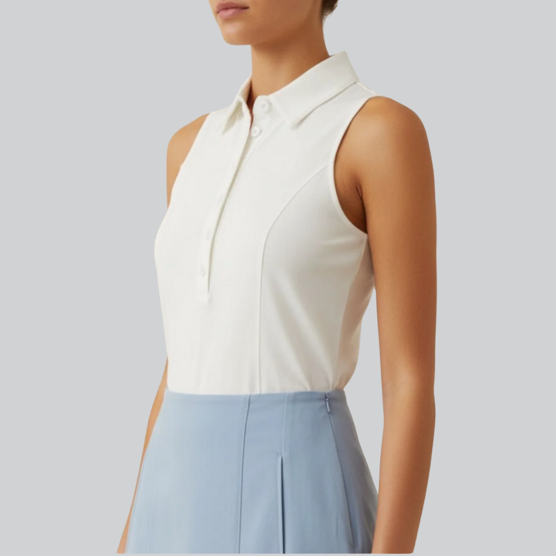 Sleeveless Golf Polo