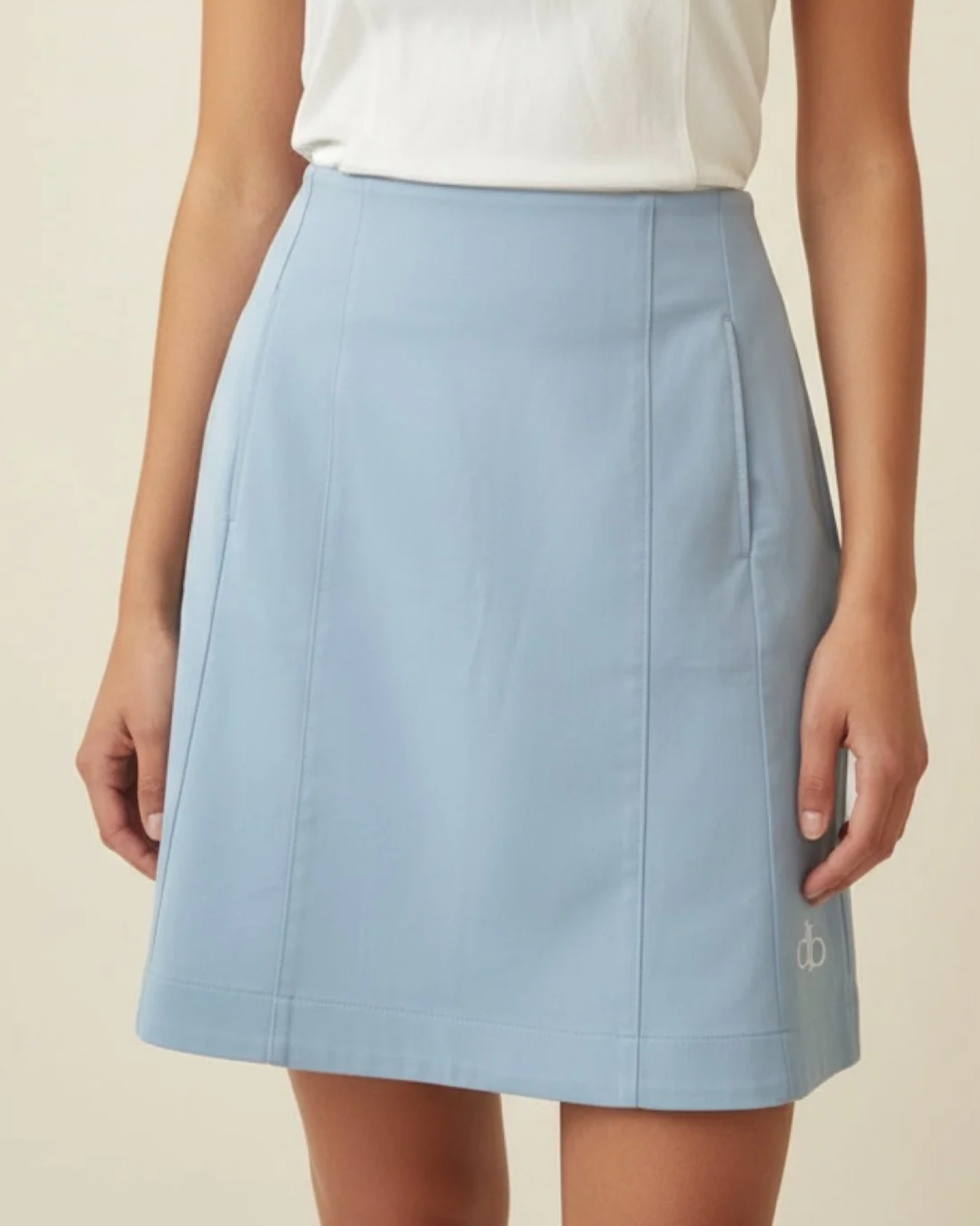 Panelled Golf Skirt
