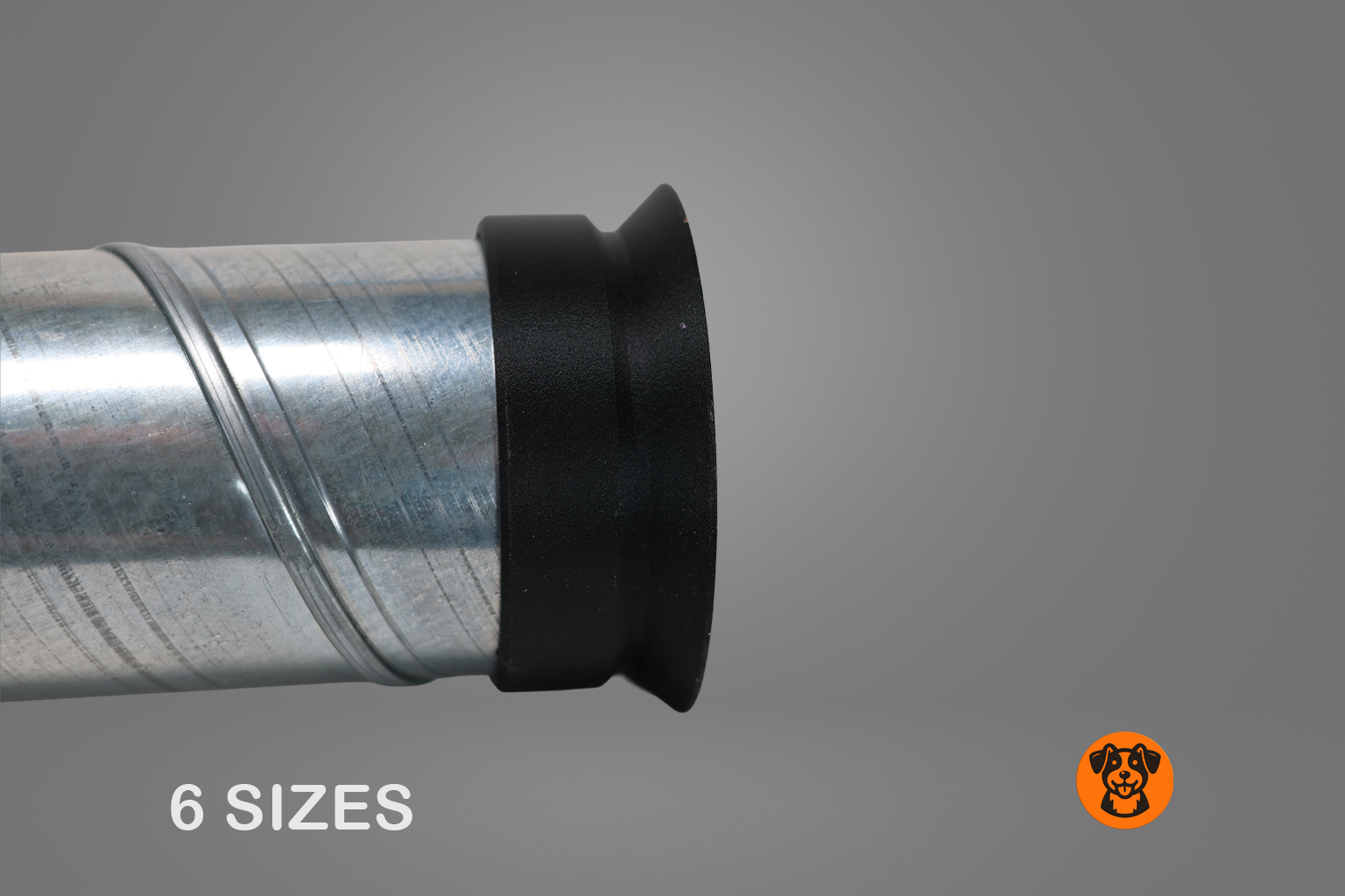 Flange for Spiral HVAC Pipe (26 Gauge)