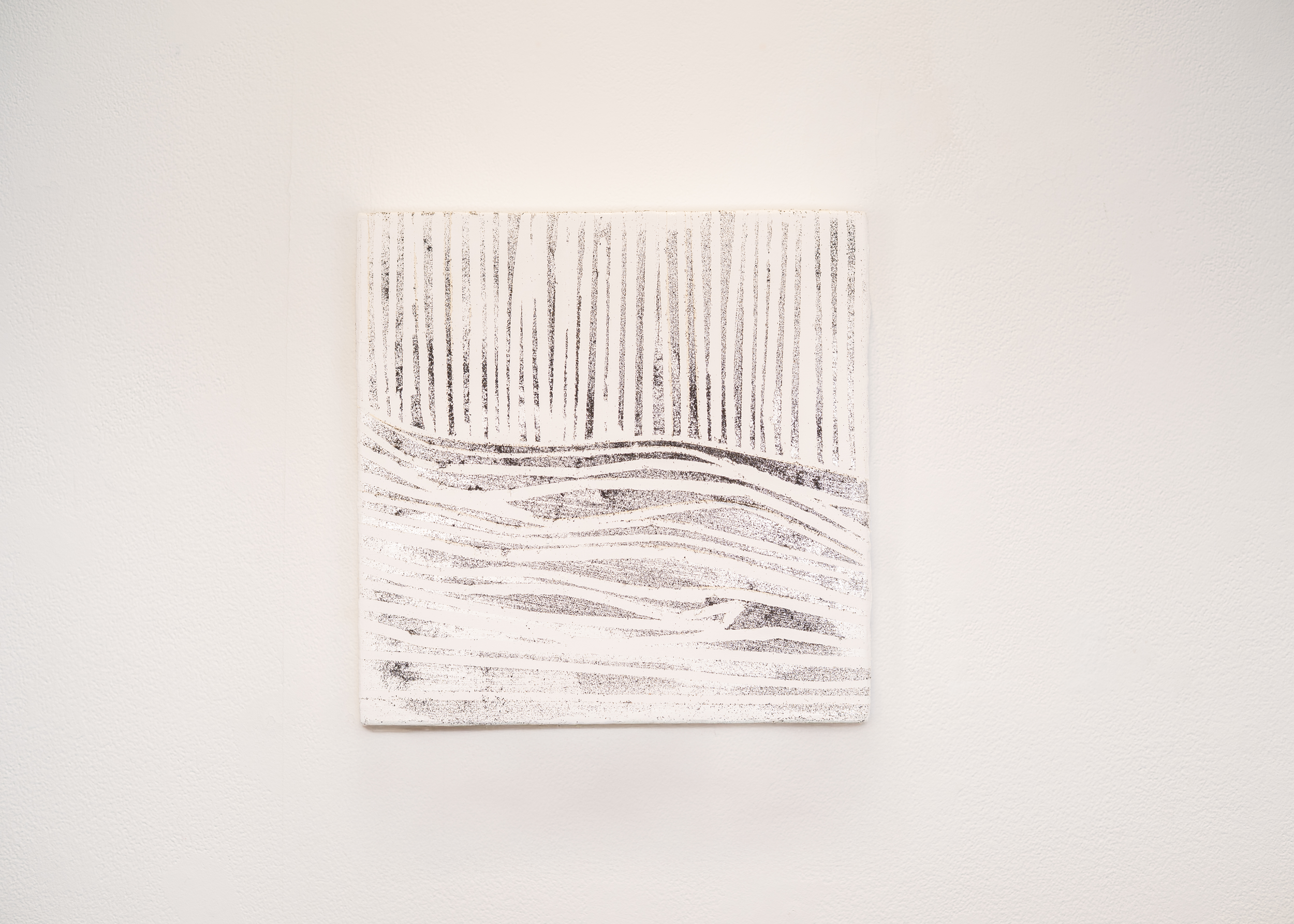 Nature Speaks | Acrylic, sand on canvas, 12" x 12", 2025