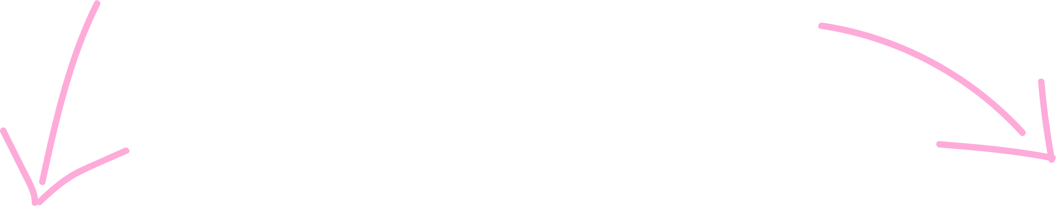 A black background with two pink arrows pointing downward.