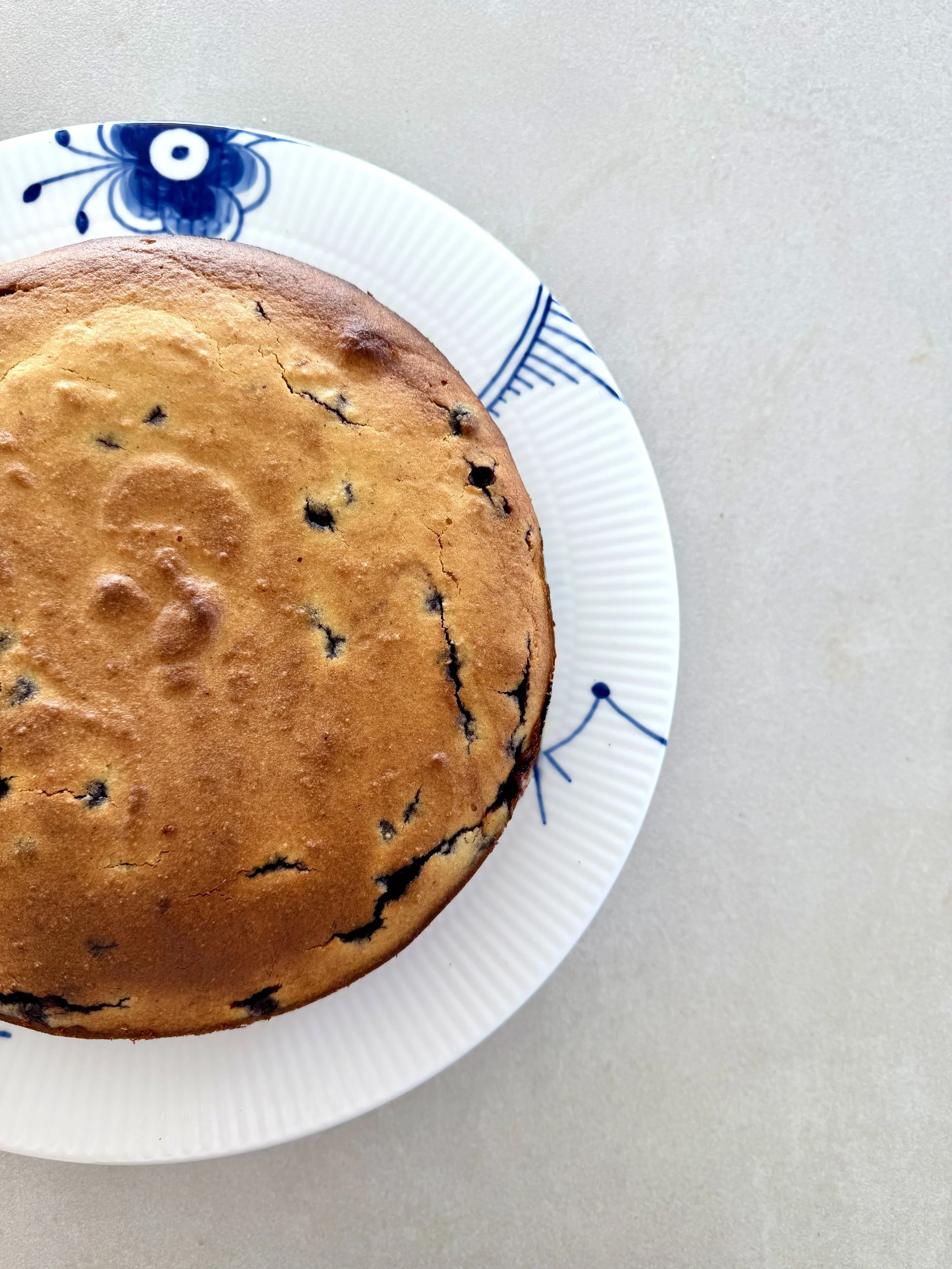 Olive Oil Lemon Blueberry Cake