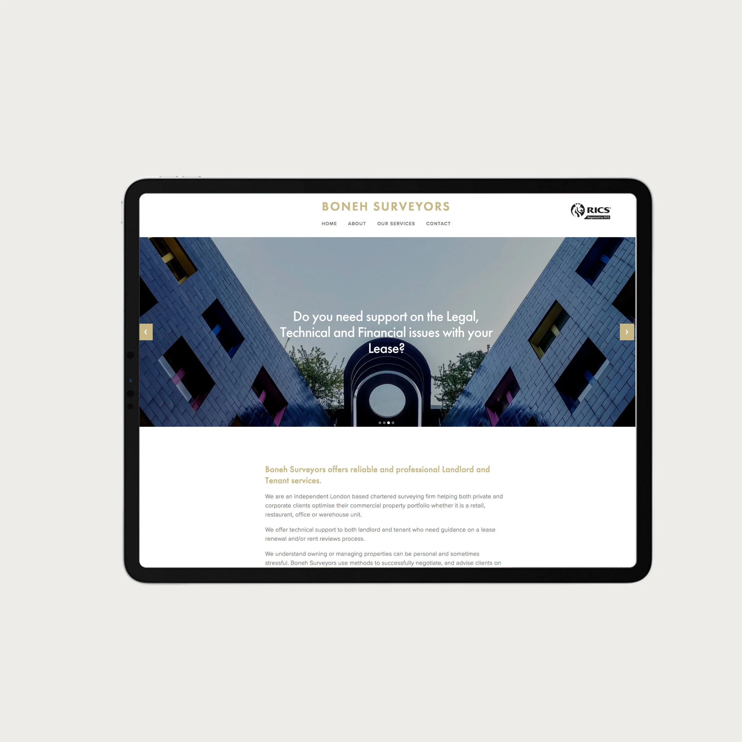 Squarespace for Surveyors