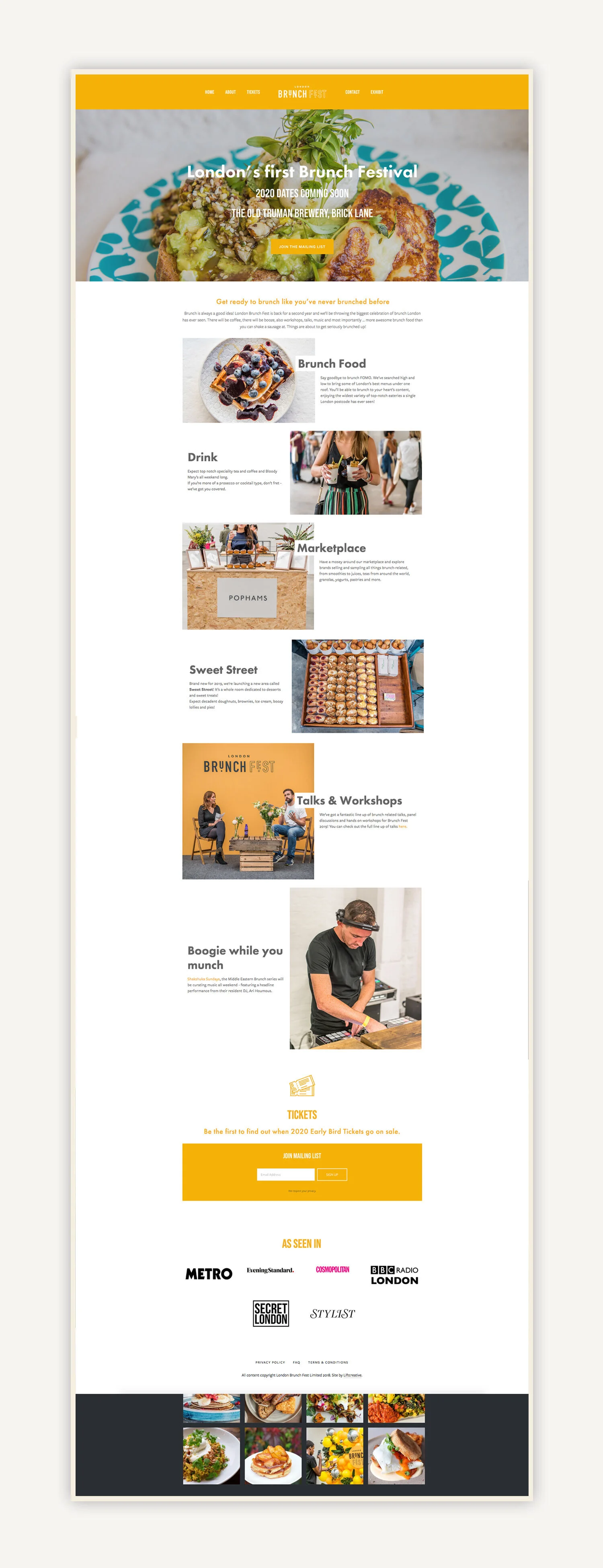 Squarespace for Festivals