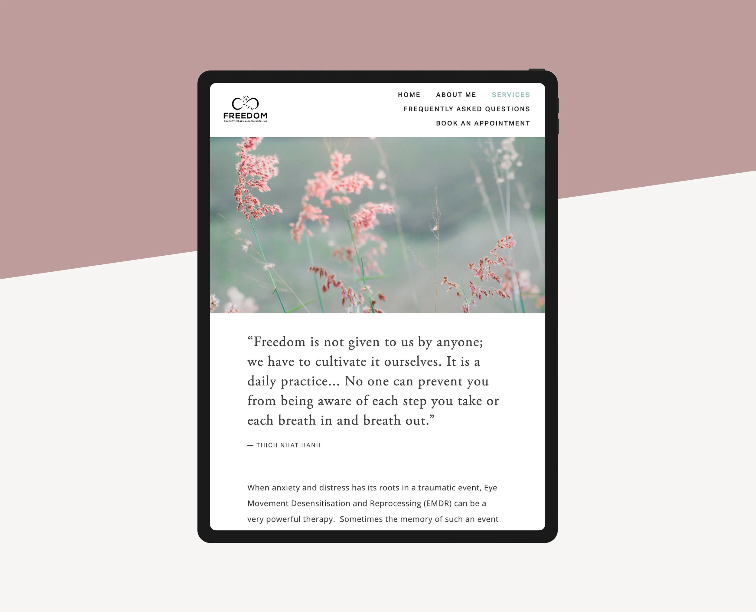 Squarespace for Psychotherapists