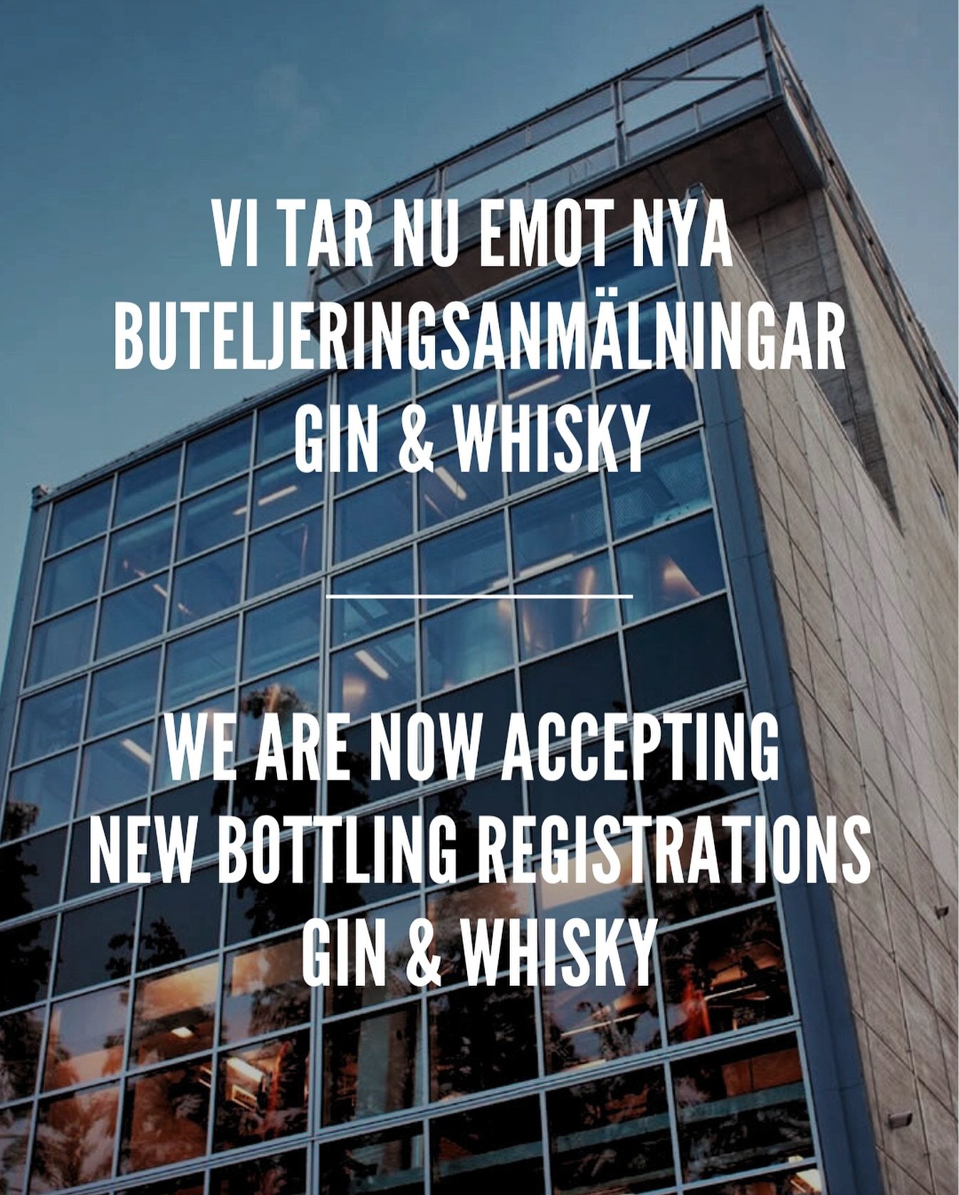 Vi tar nu emot nya buteljeringsanm&auml;lningar via mail till kundservice@mackmyra.se

F&ouml;r att vi ska kunna hantera din anm&auml;lan smidigt, v&auml;nligen inkludera f&ouml;ljande info i ditt mejl:

Var vill du h&auml;mta din flaska: Sverige, Da