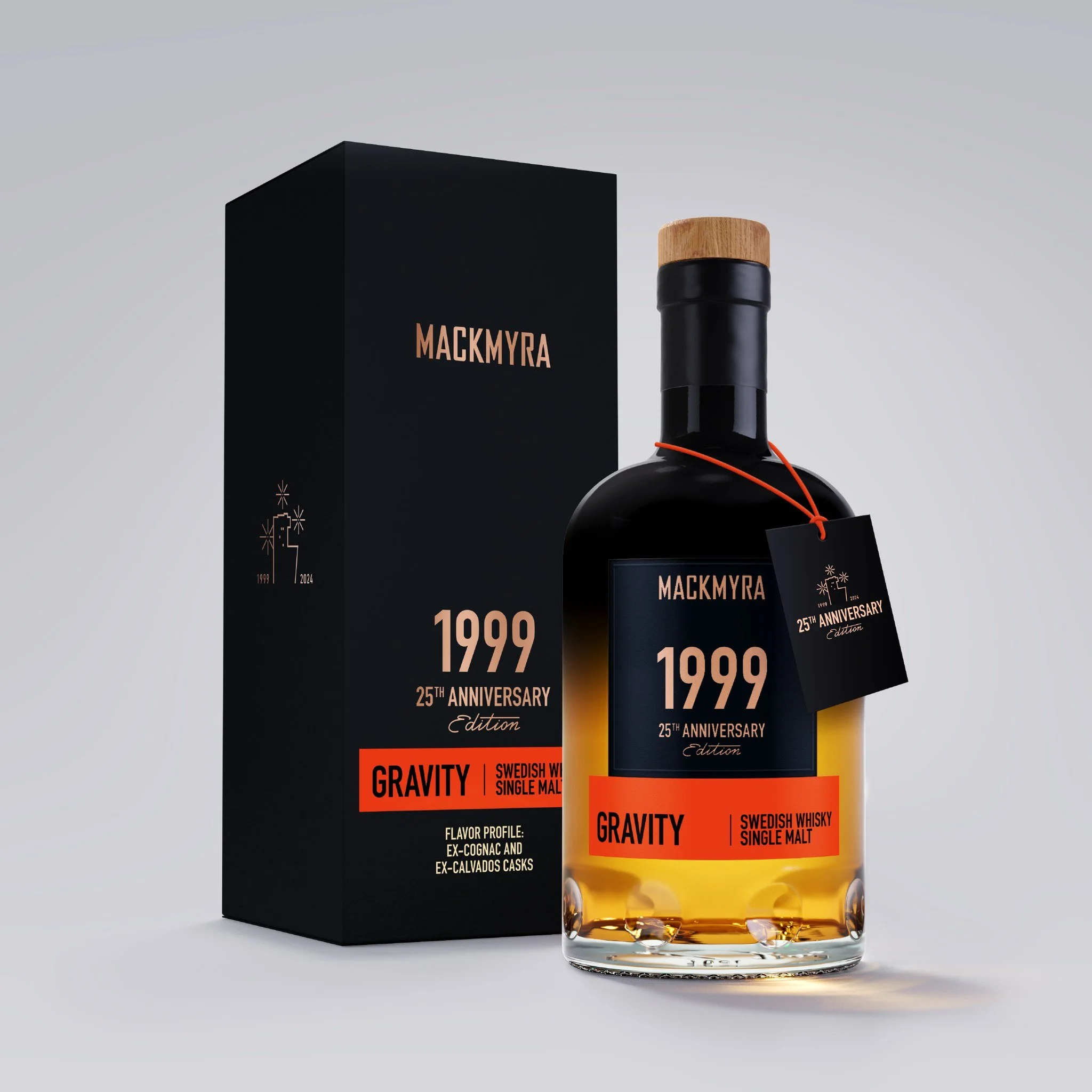 New release: Mackmyra 1999 Gravity - The Third Release in Our Limited Edition Anniversary Series! 🥃🌟

Mackmyra 1999 Gravity is a tribute and a thank you to all the ambassadors and investors who have supported Mackmyra since day one. Limited to only