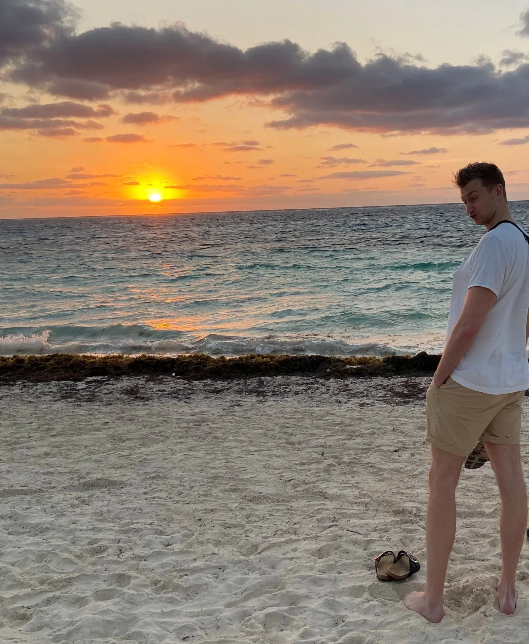 Sonnenaufgang in Puerto Morelos, Mexiko – Jetlag sinnvoll genutzt