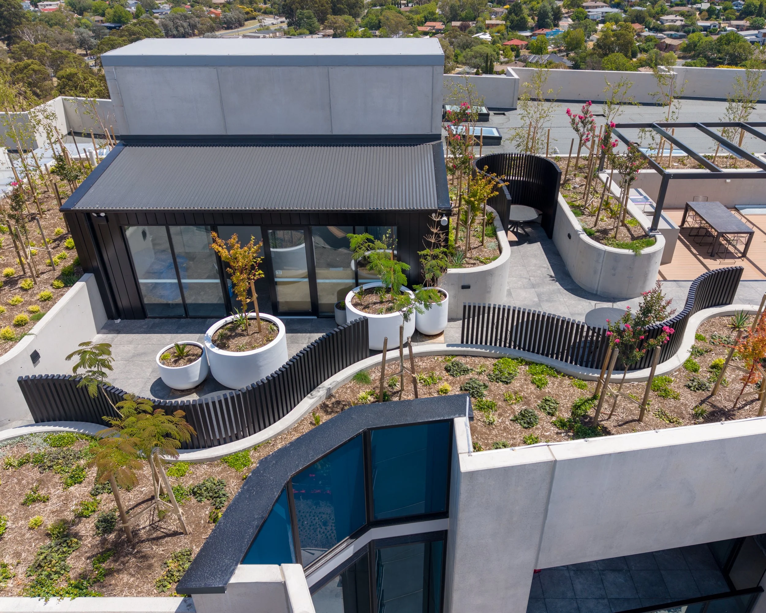 Architectural Roof Top Styled With Batten Pro Battens 