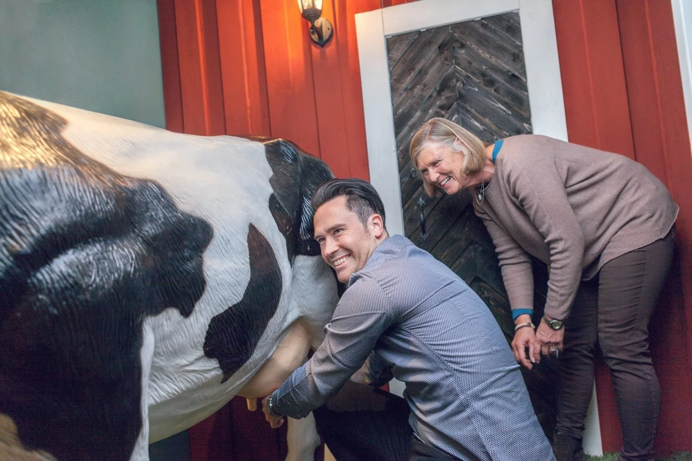 Old McDonald: En utflippad utmaning där ni ska leva er in i bonnalivet.