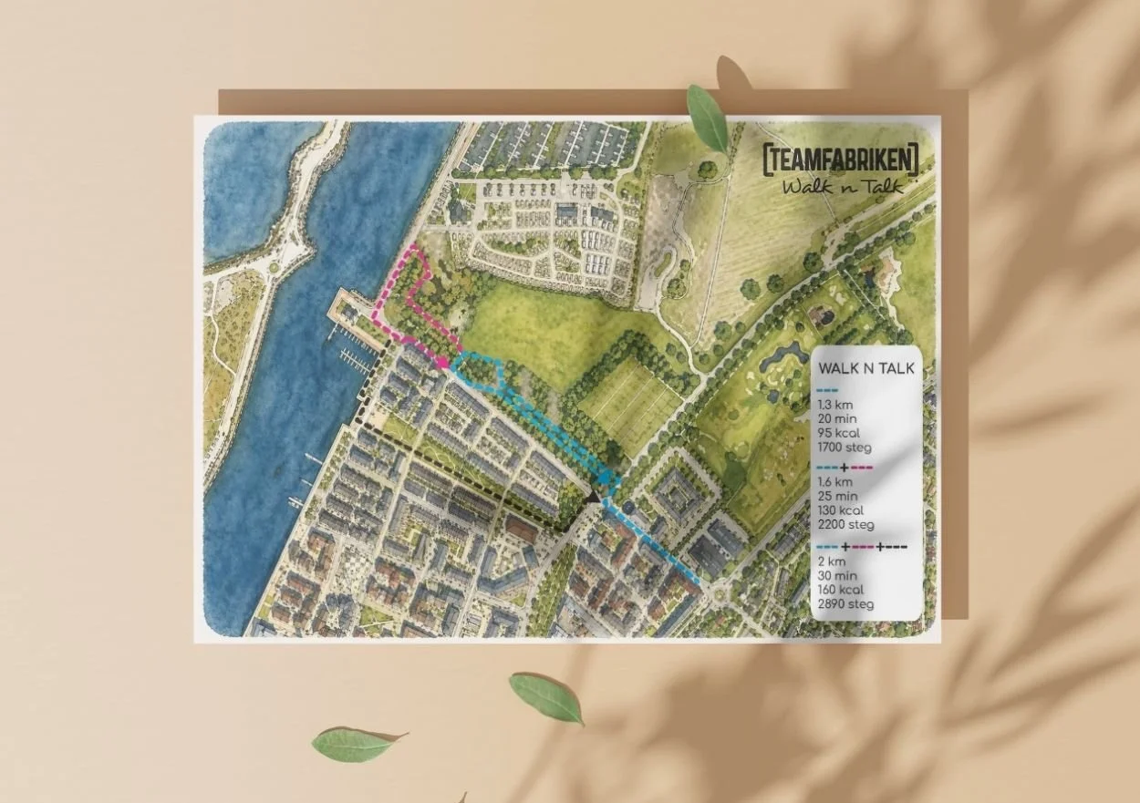 Tips på walk and talk slingor runt vår konferensanläggning på Limhamn