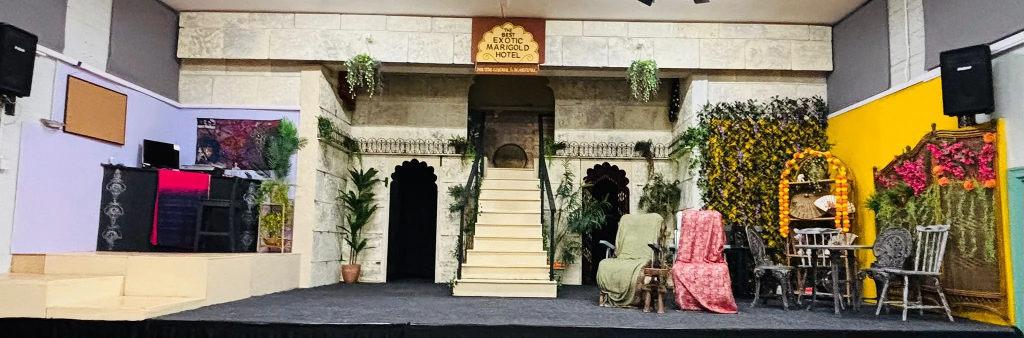 completing the set for hotel marigold