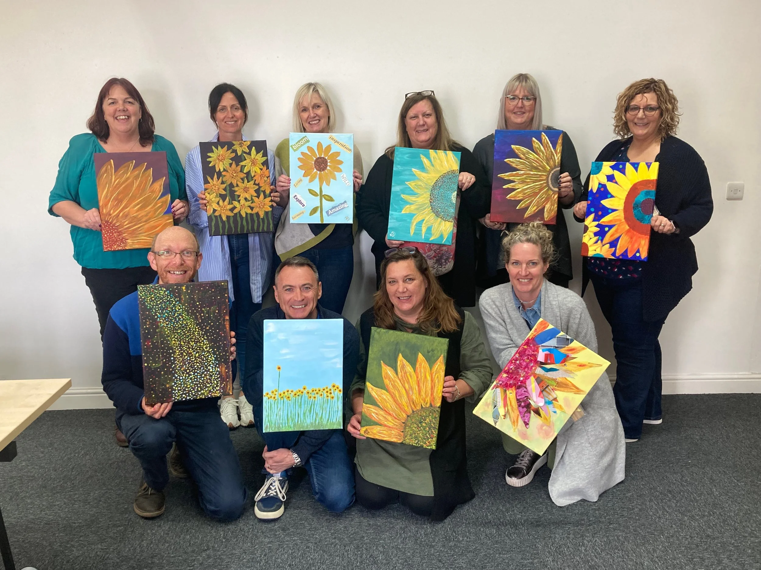 Arty-party-class-Enderby-Leicester-hayley-stokes-sunflower