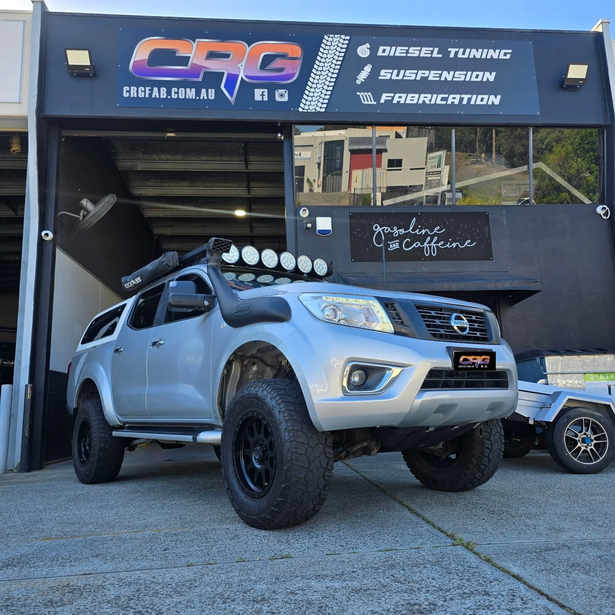 Inspected. Fixed and tuned. 

This Nav came to us from a local Workshop we deal with alot.  Was Low on power and not right. The guys had the turbos inspected and serviced, boost solenoids replaced and everything else checked over... Once it was runni