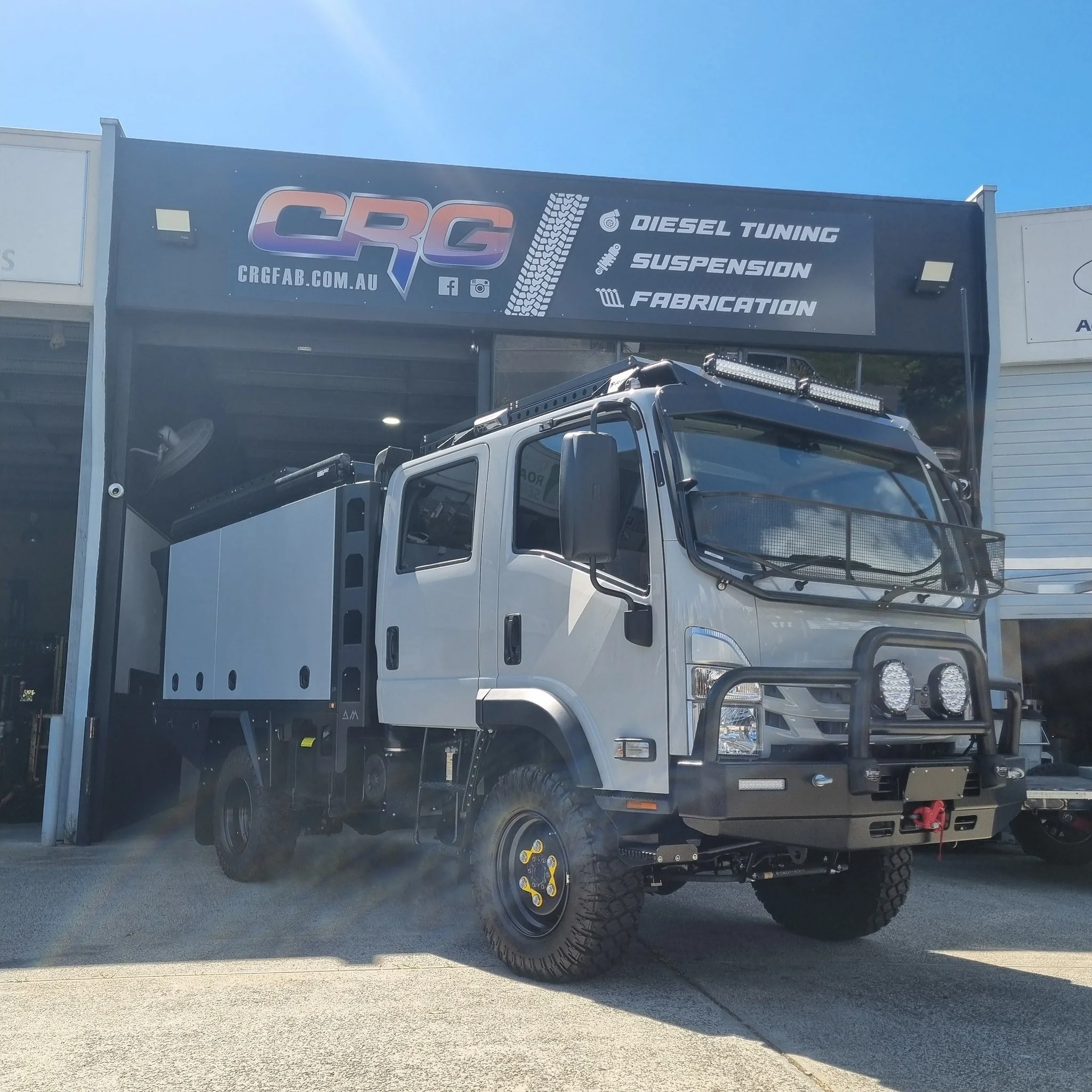 She's a goer... Now.. Definitely wasn't. 

Quite a few tonne worth of camper truck ready to go adventuring in for some power. Was feeling rather luggish really. Low on power to normal but we got that sorted. 

🙄Standard power was 56hp horse power
😐
